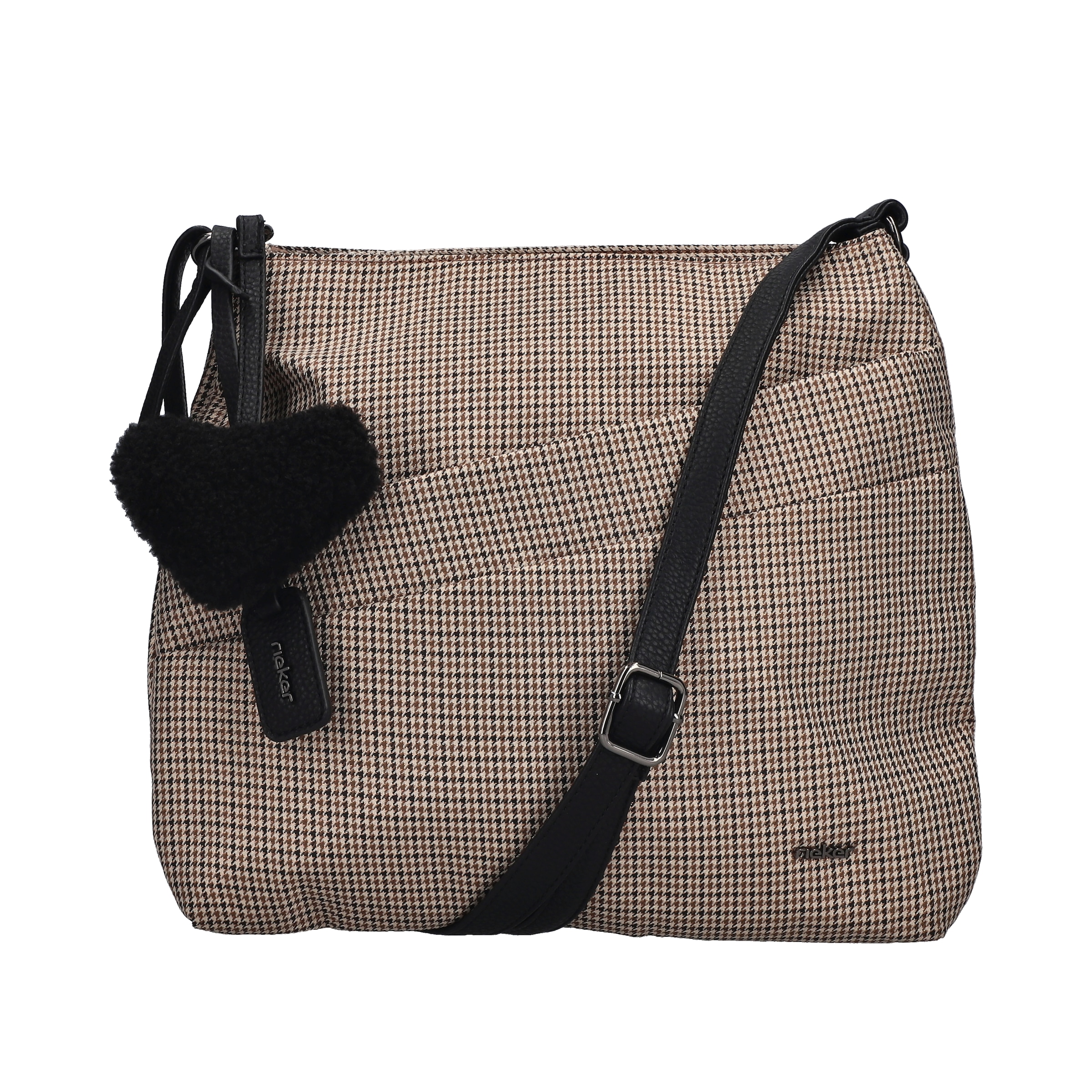Rieker 1100000002199 Schultertasche, Damen Handtasche mit zwei Hauptfächern