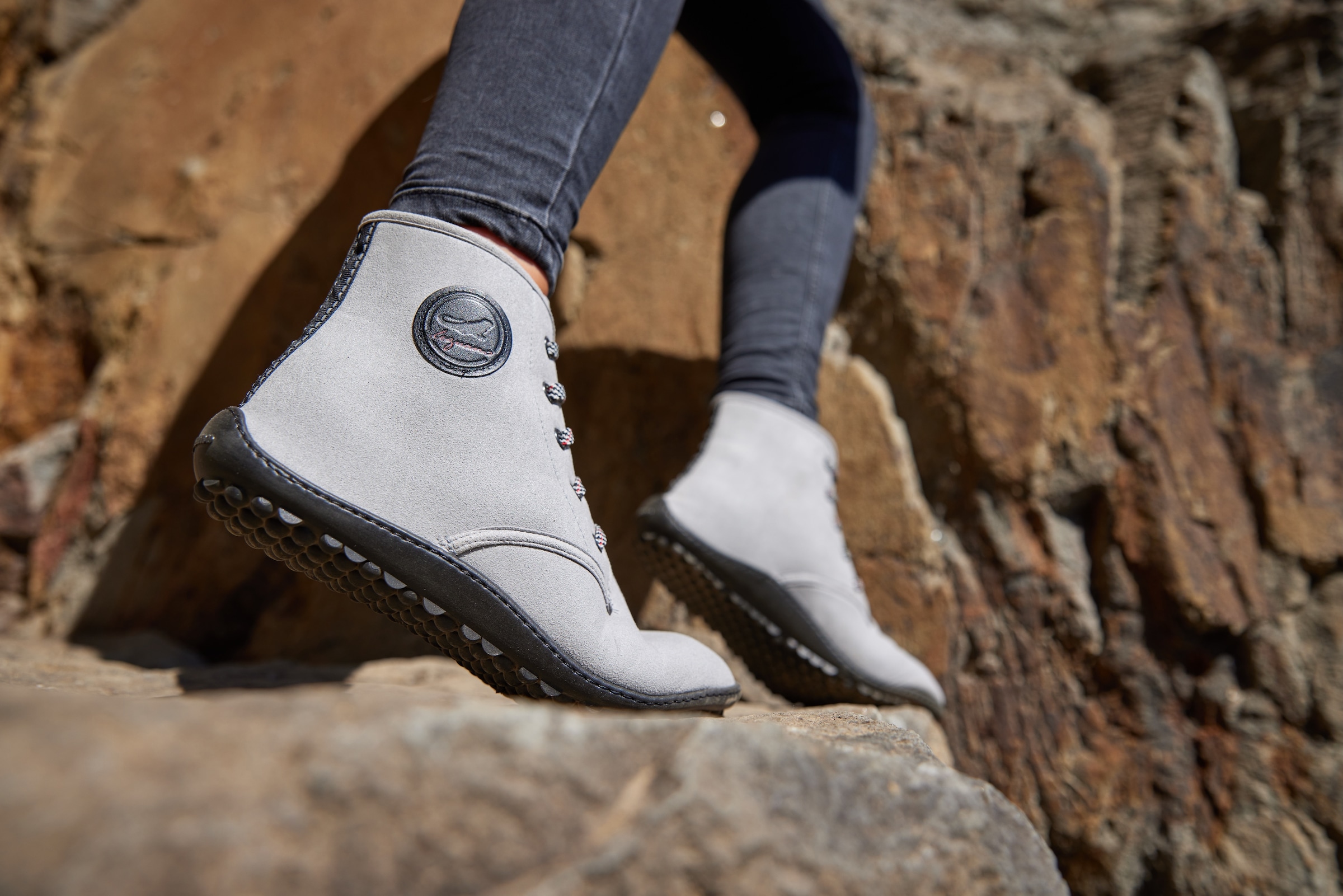 Leguano Barfußschuh »CHESTER LIGHT«, Bequemschuh, Komfortschuh, Flats, Schnürboots, Made in Germany
