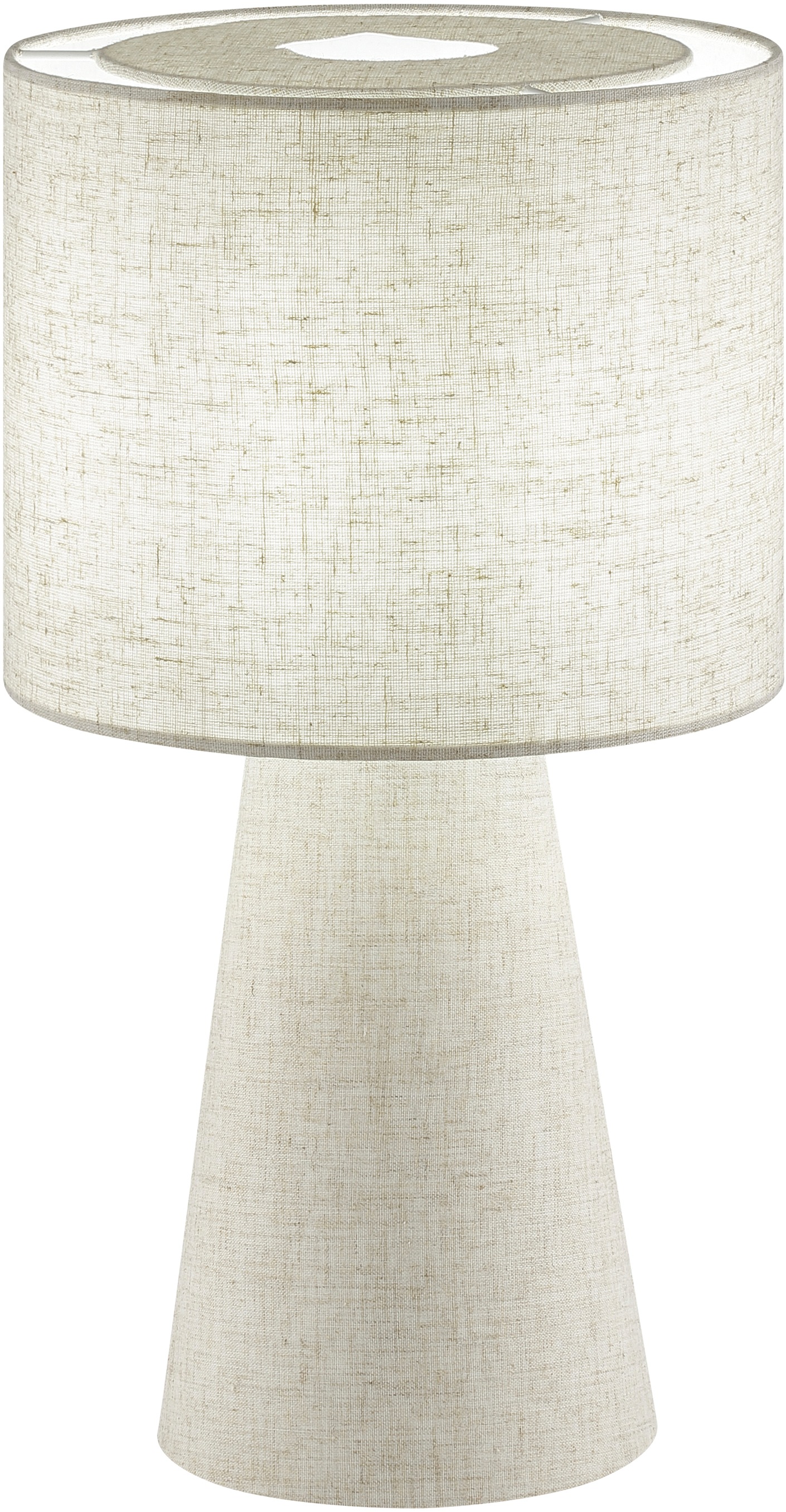 LeGer Home by Lena Gercke Tischleuchte »Lienne« E14 1 Stk. Höhe 45 cm, Ø 25 cm, E14, Textilschirm beige, Schnurzwischenschalter