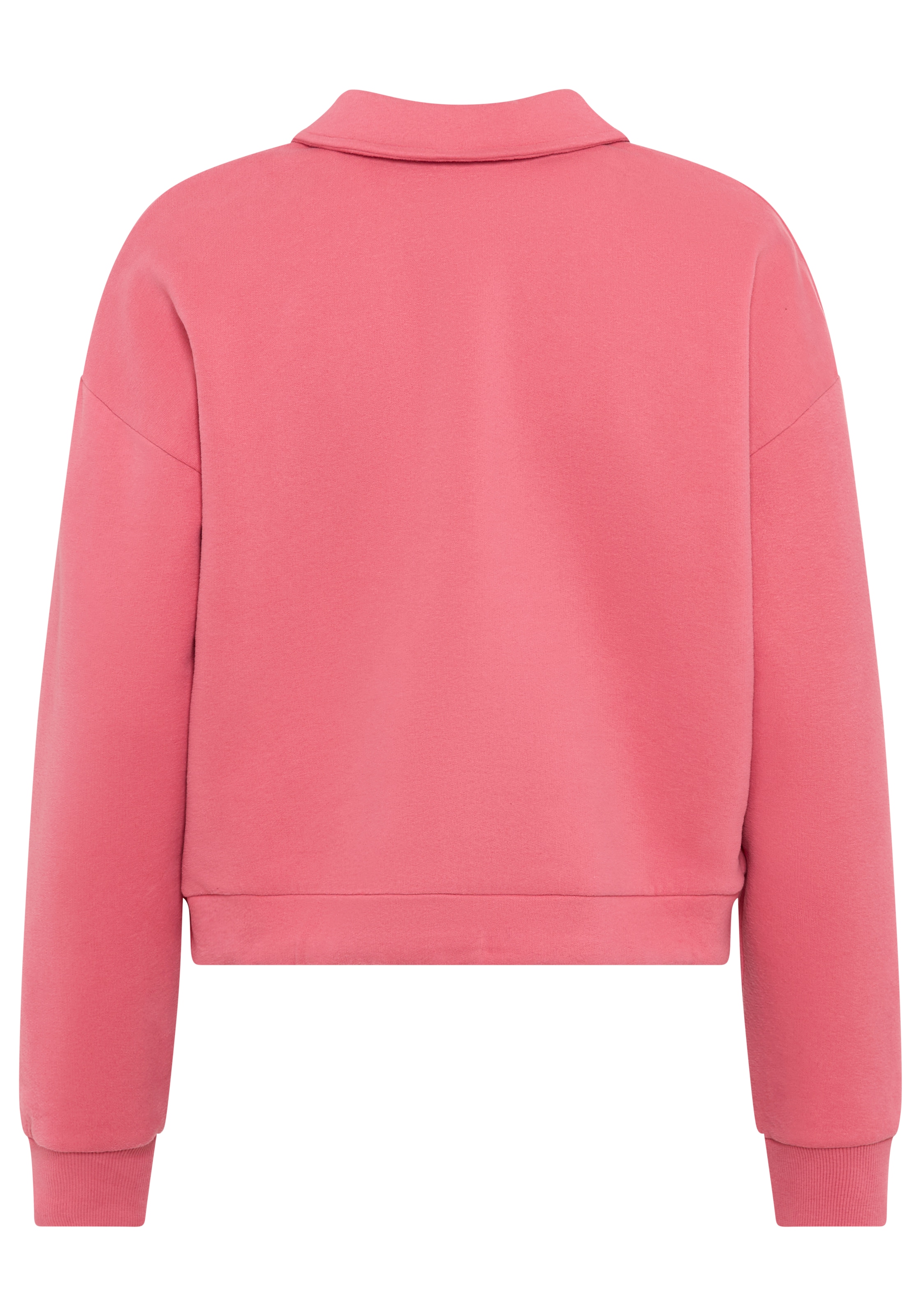 Laura Scott Sweatshirt, Weiche Baumwollmischung mit V-Ausschnitt und Kordel am Saum