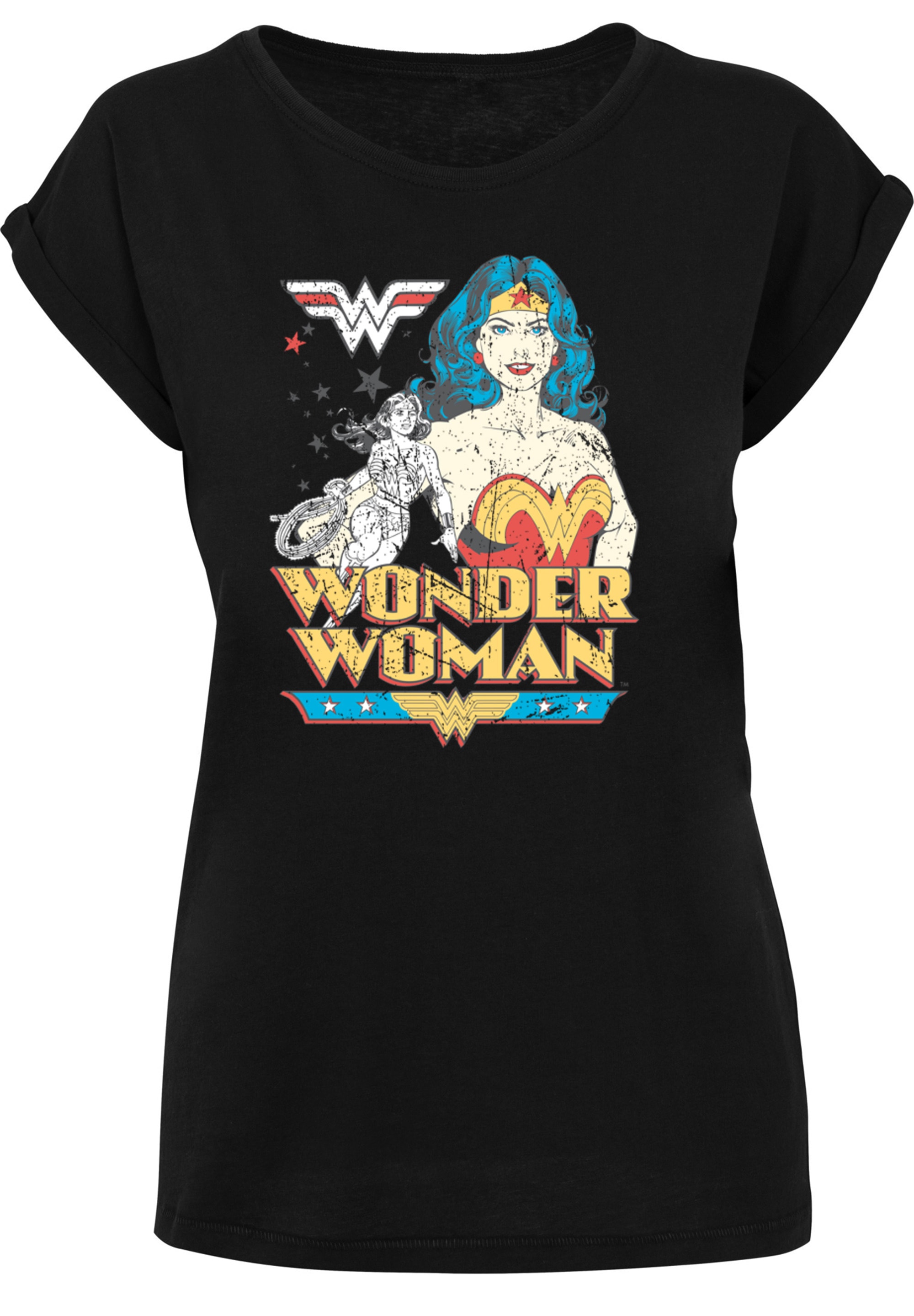F4NT4STIC T-Shirt »DC Comics Superhelden Wonder Woman Posing«, Print
