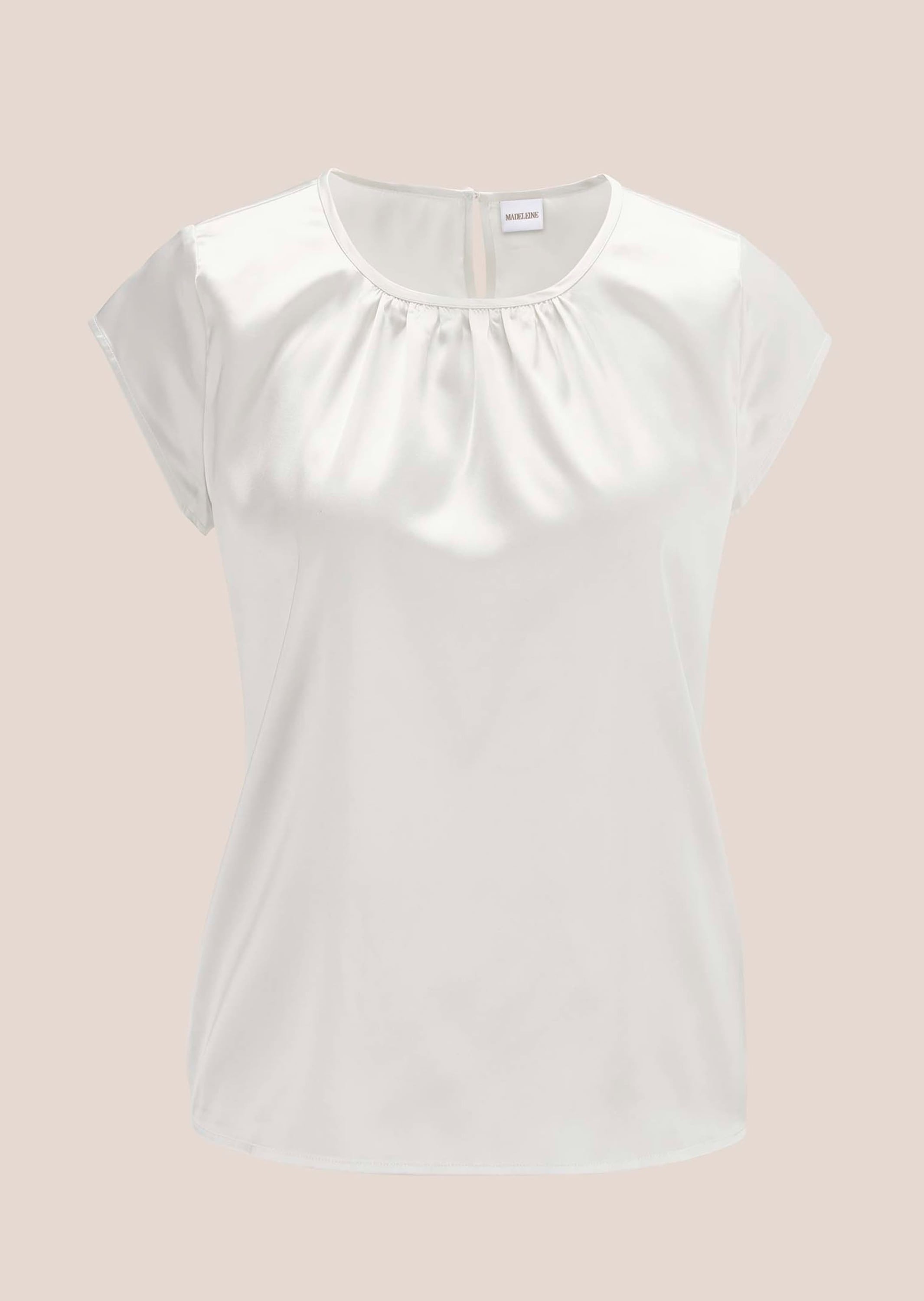 MADELEINE Shirtbluse "Blusenshirt Kurzes Satin-Shirt in trendstarker A-Lini günstig online kaufen