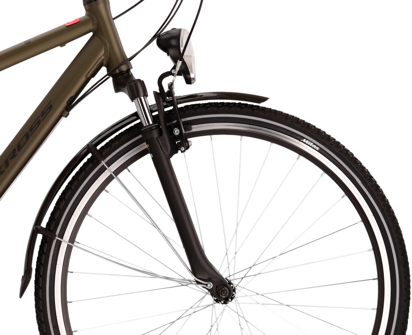 Kross Trekkingrad »KROSS Trekkingrad Trans 1.0 28" khaki«, 21 Gang, Shimano, ALTUS M310 Schaltwerk, Kettenschaltung