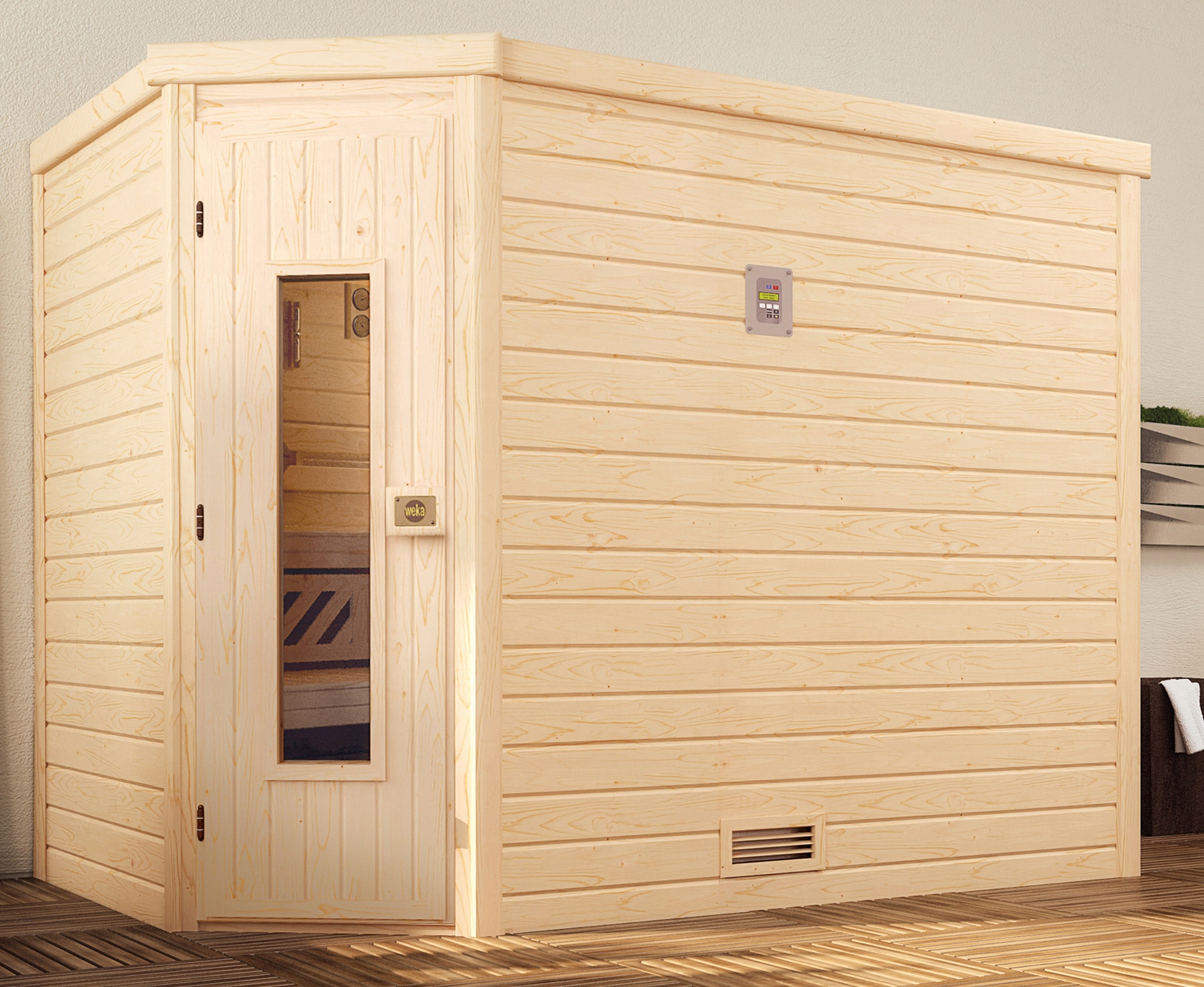 weka Sauna »Turku Eck 2« ohne Ofen