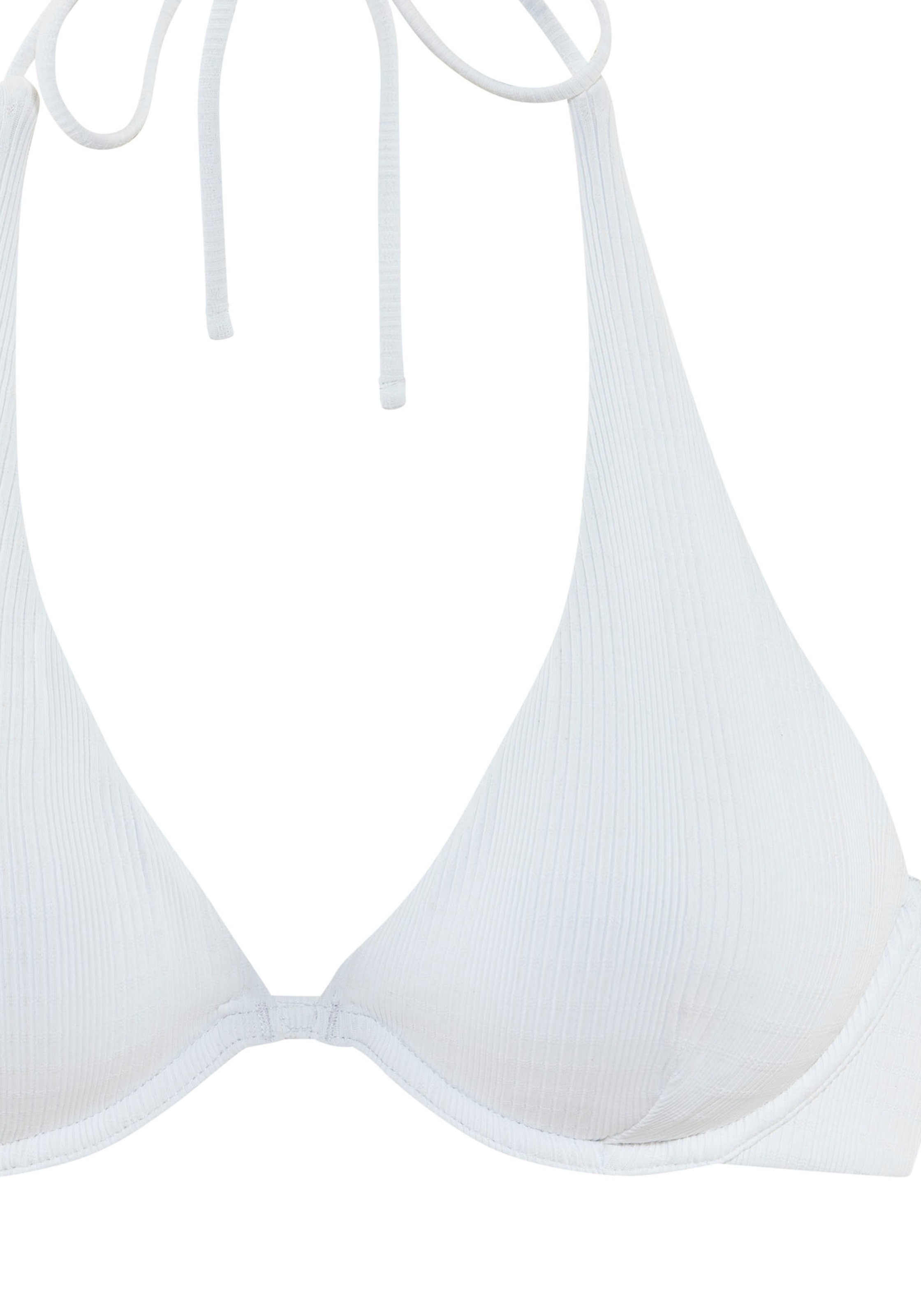 Thumbnail - Copenhagen Studios Bügel-Bikini-Top "Nela" aus modischer Strukturware