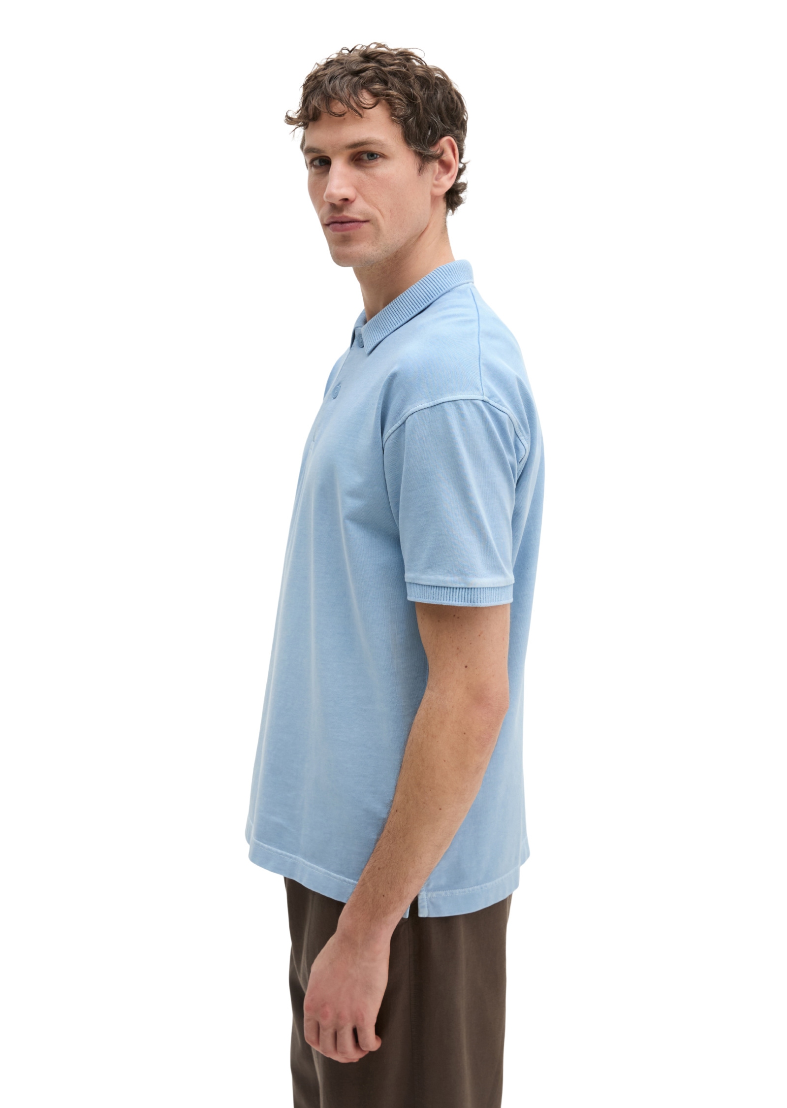 Marc O'Polo Poloshirt »aus schwerem Bio-Baumwoll-Jersey«