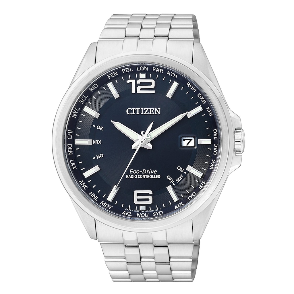 Citizen Funkuhr »CB0010-88L«, Armbanduhr, Herrenuhr, Solar