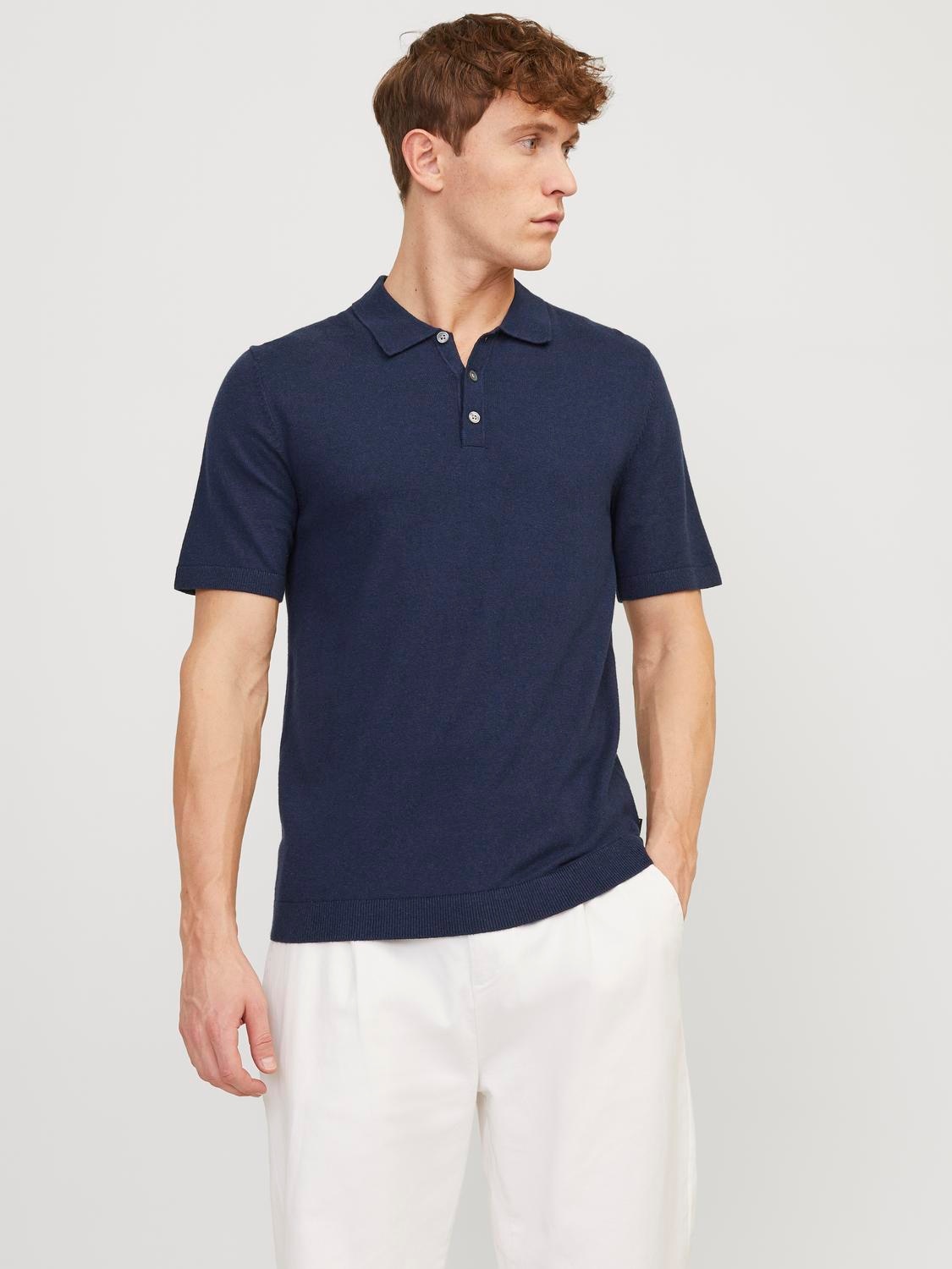 Jack & Jones Poloshirt "JJEEMIL KNIT POLO S/S SN"