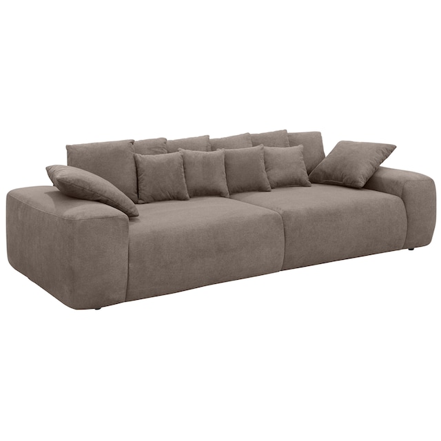 Home affaire Big-Sofa »Riveo«, Boxspringfederung, Breite 302 cm, Lounge Sofa  mit vielen losen Kissen kaufen | BAUR