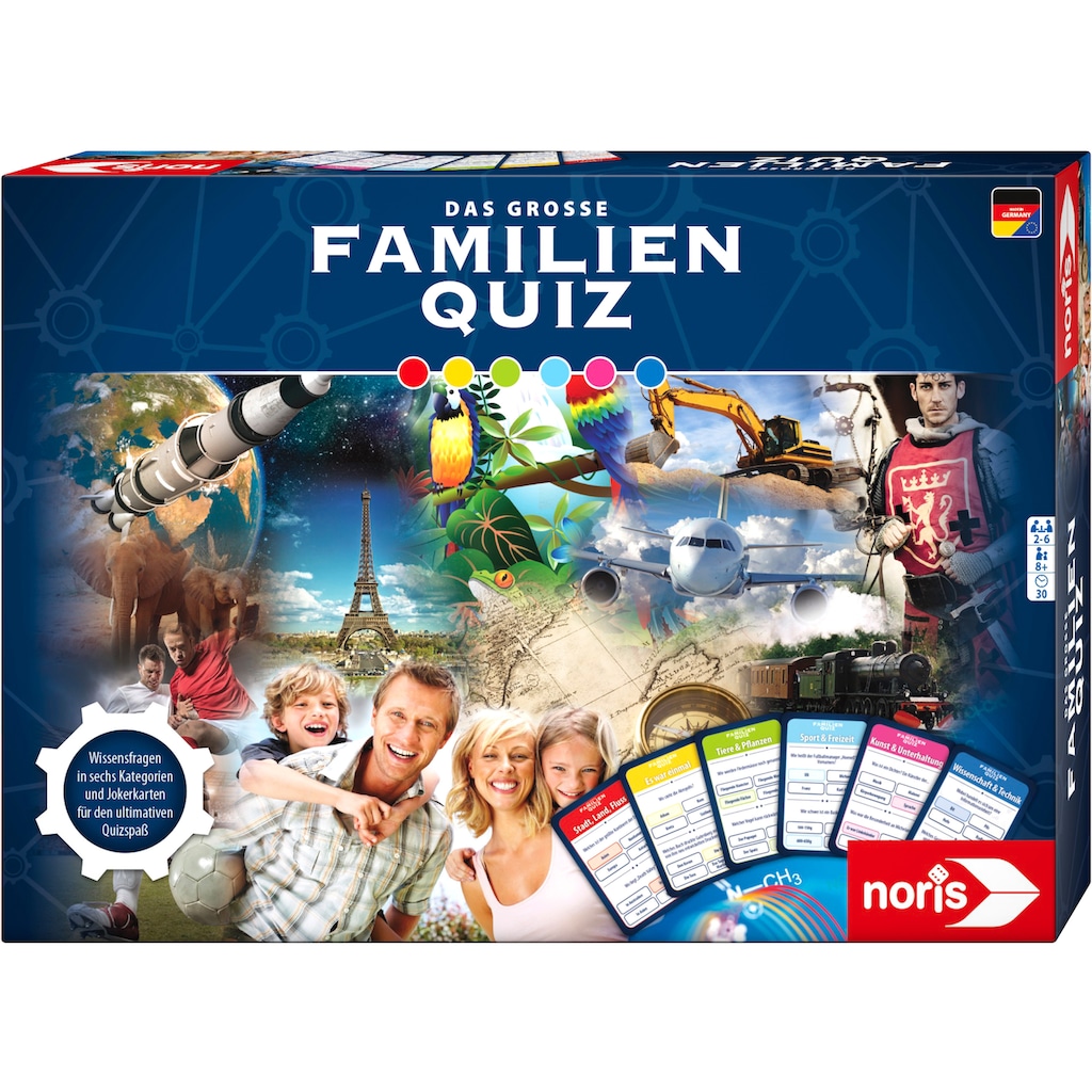 Noris Spiel »Das große Familien Quiz«, Made in Germany
