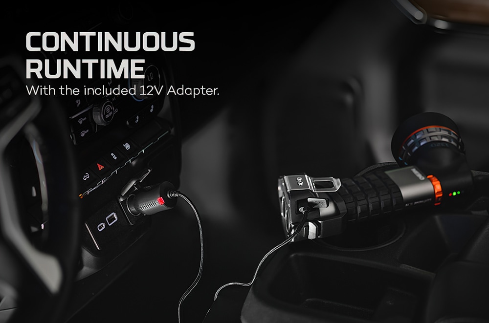 NEBO LED Taschenlampe »Nebo LUXTREME SL100« Set, Taschenlampe inkl. Ladekabel, 2 Stk. tlg. Leuchtet bis zu 1,6 km weit!