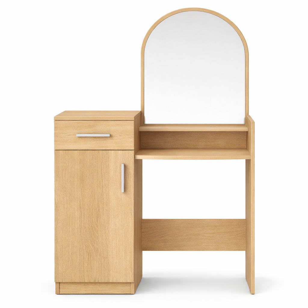 OTTO home Schminktisch »Trympo 1, Kosmetiktisch, Frisiertisch, Schminkkommode, Toilettentisch« Schminktisch mit Spiegel und Stauraum (1 Schublade, 1 Tür)