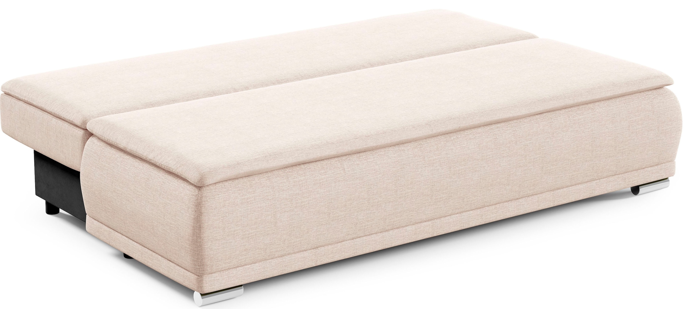 WERK2 Schlafsofa »Biggi, komfortabel und elegant, Breite 206cm,«, 2-Sitzer Sofa & Schlafcouch mit Bettkasten