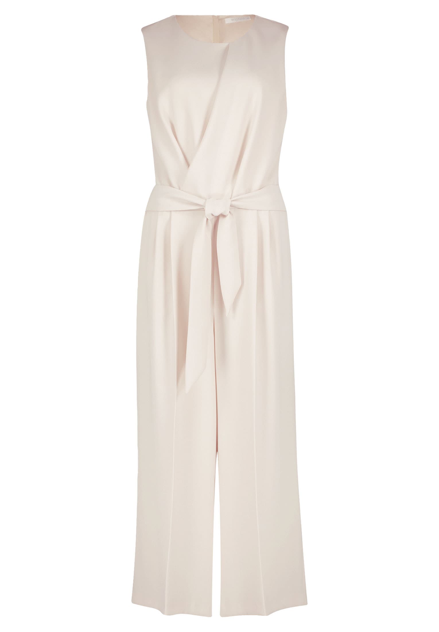 Betty&Co Overall »Betty & Co Jumpsuit ohne Arm«, (1 tlg.), Falten