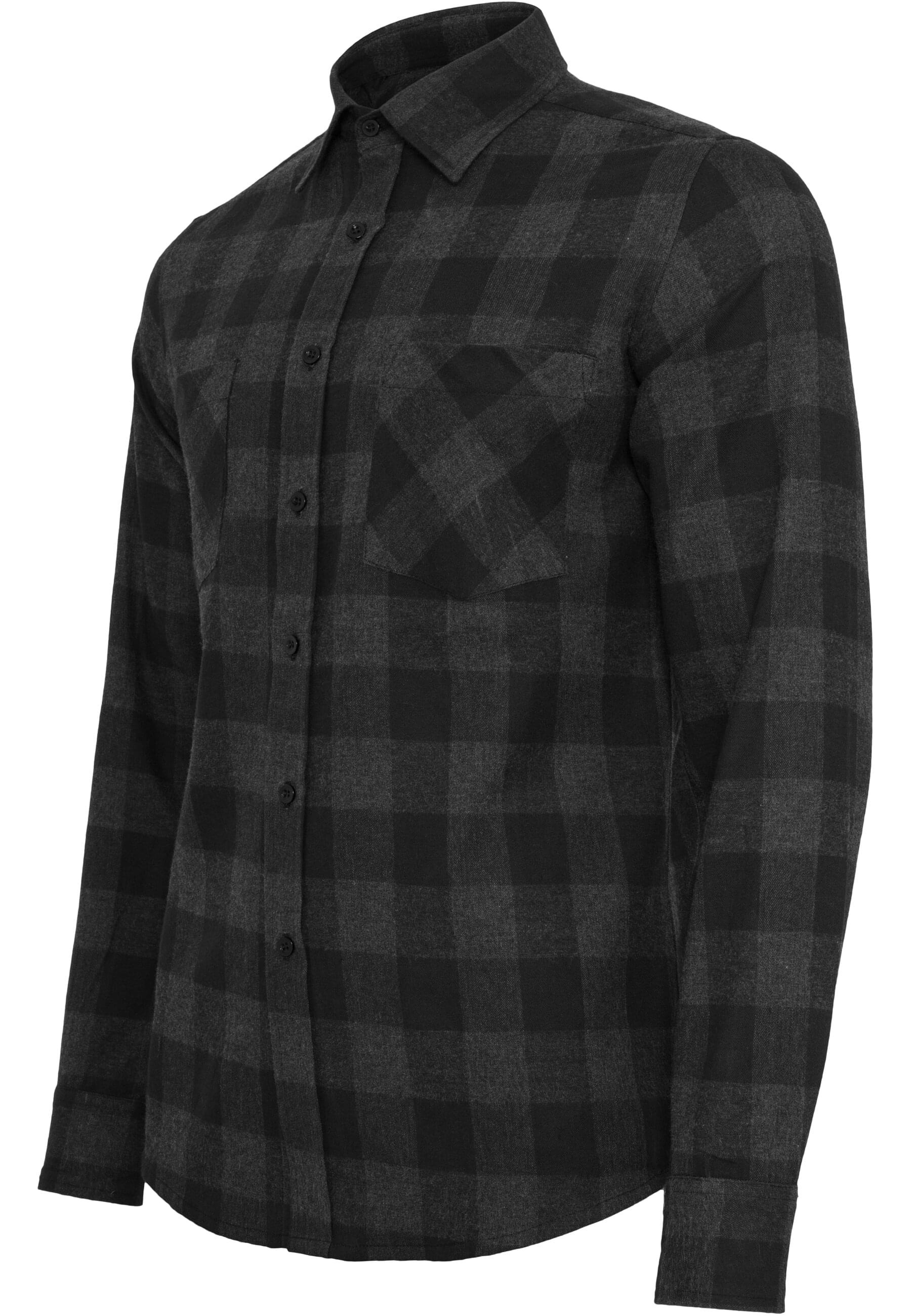 URBAN CLASSICS T-Shirt »Urban Classics Herren Checked Flanell Shirt«, (1 tlg.)