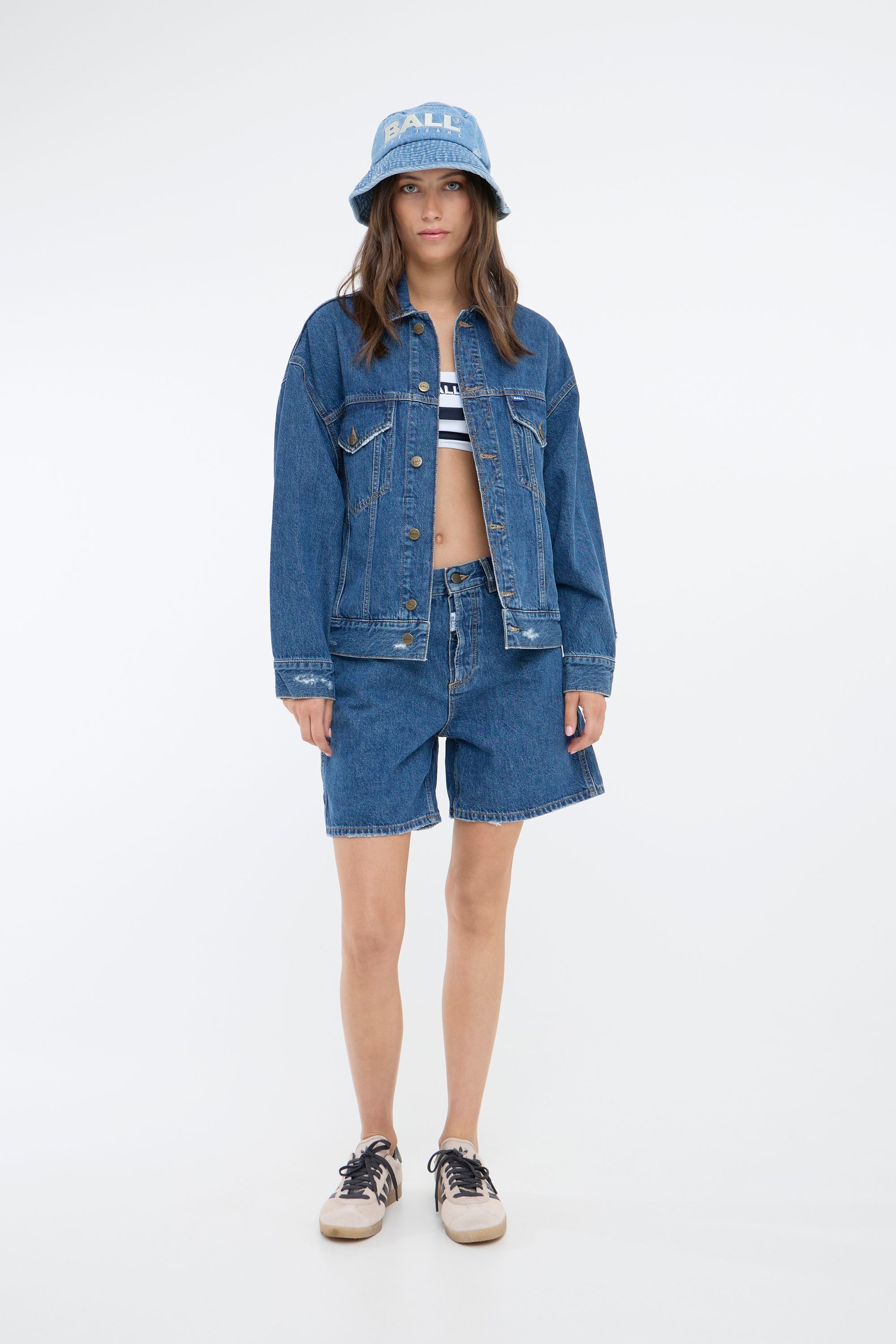 BALL Jeansjacke »Jeansjacke BASERRE DENIM«, ohne Kapuze
