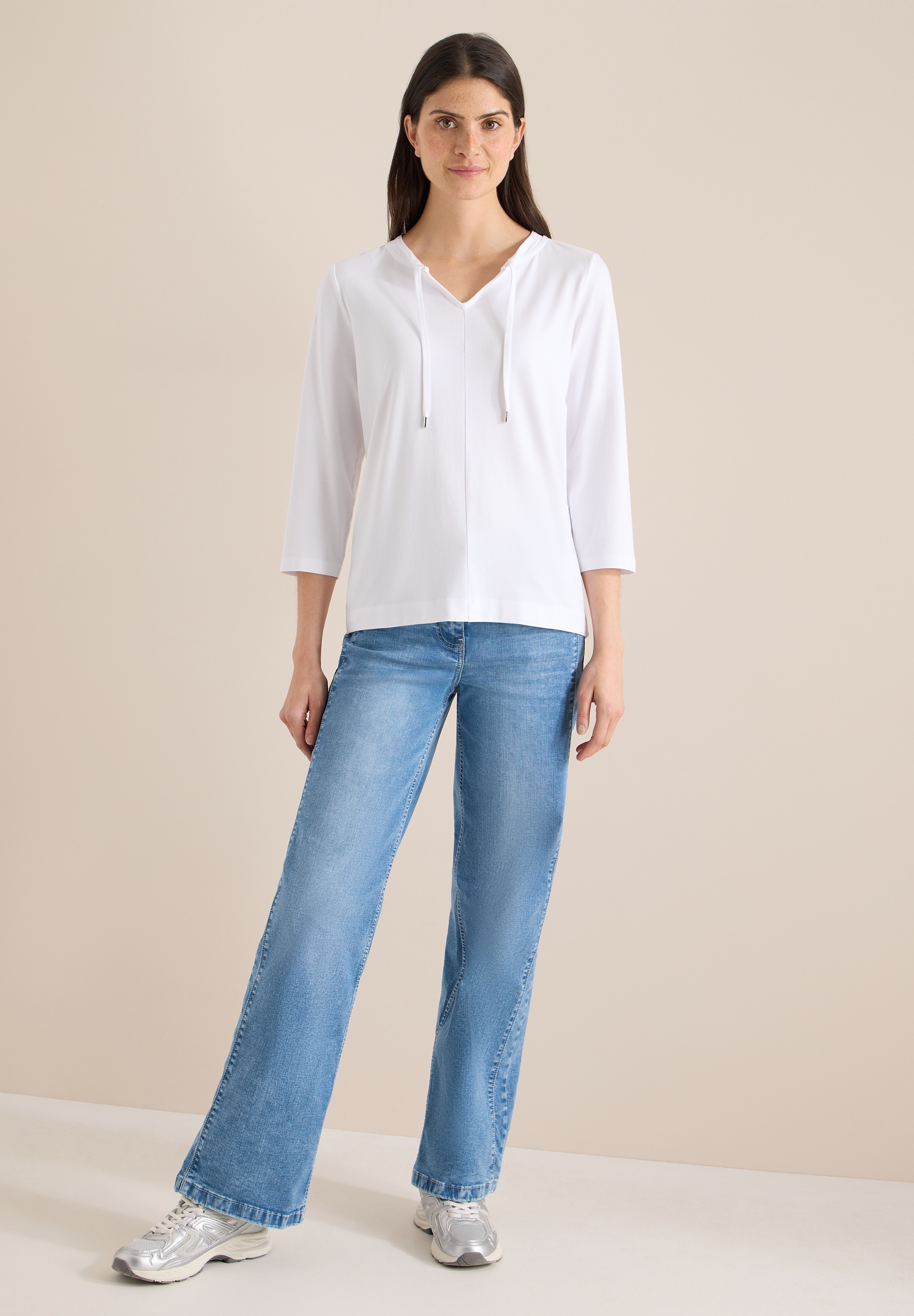 Cecil Tunikashirt aus softem Materialmix