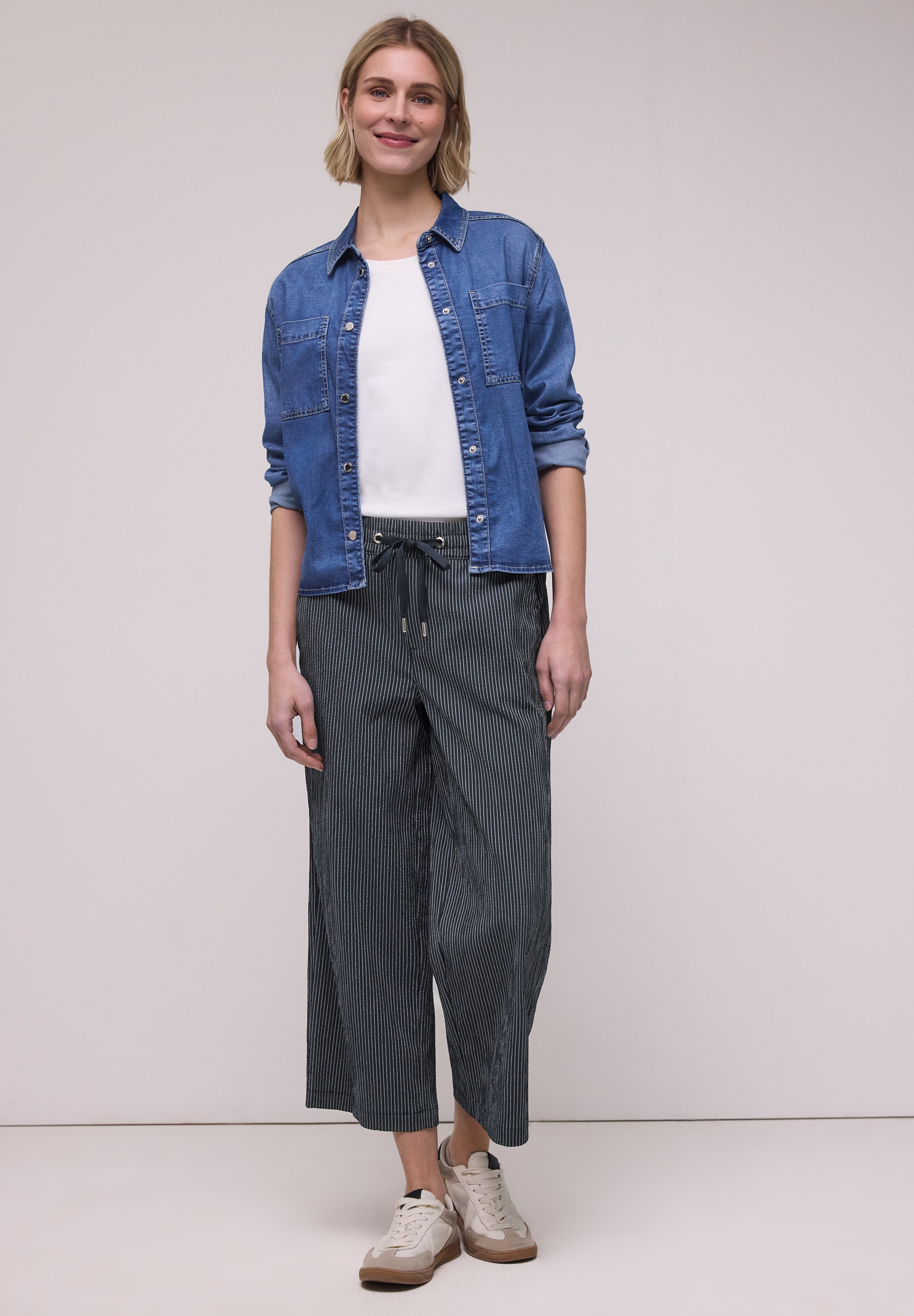 STREET ONE Stoffhose  High Waist