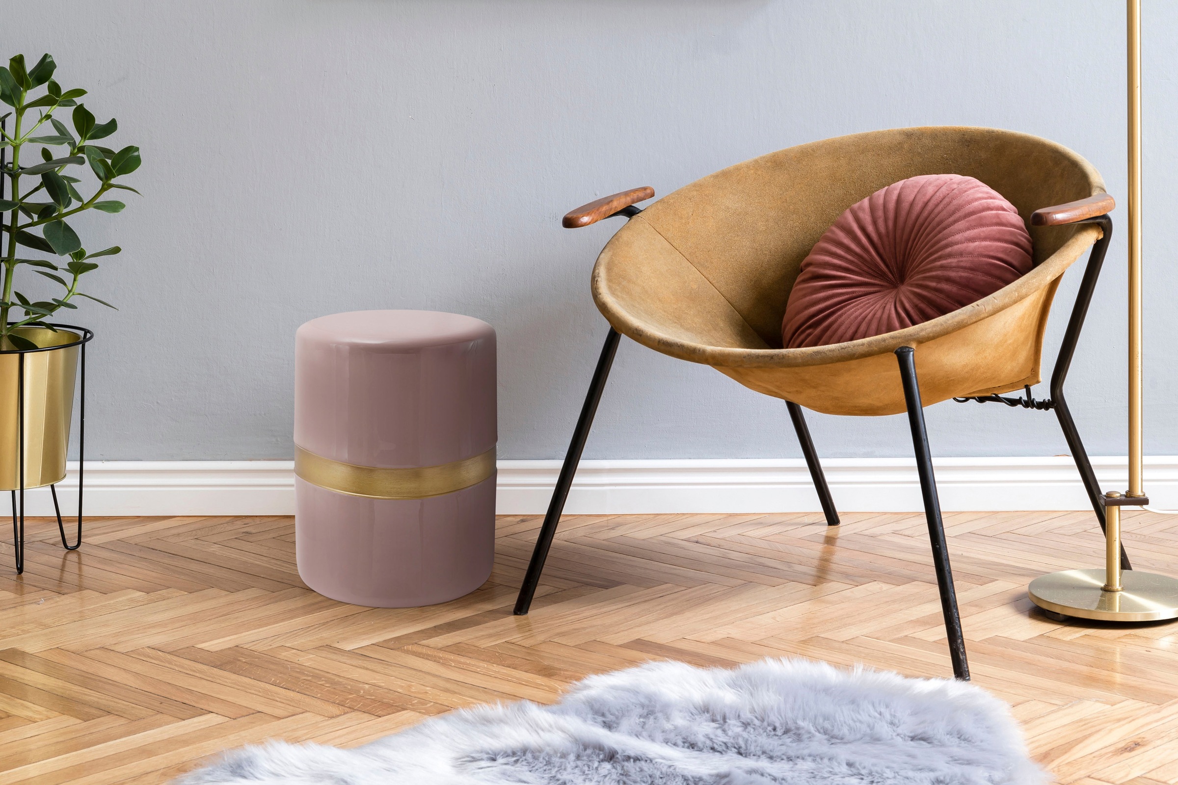 Kayoom Beistelltisch "Art Deco 475, Abstelltisch aus Metall,funktional und günstig online kaufen