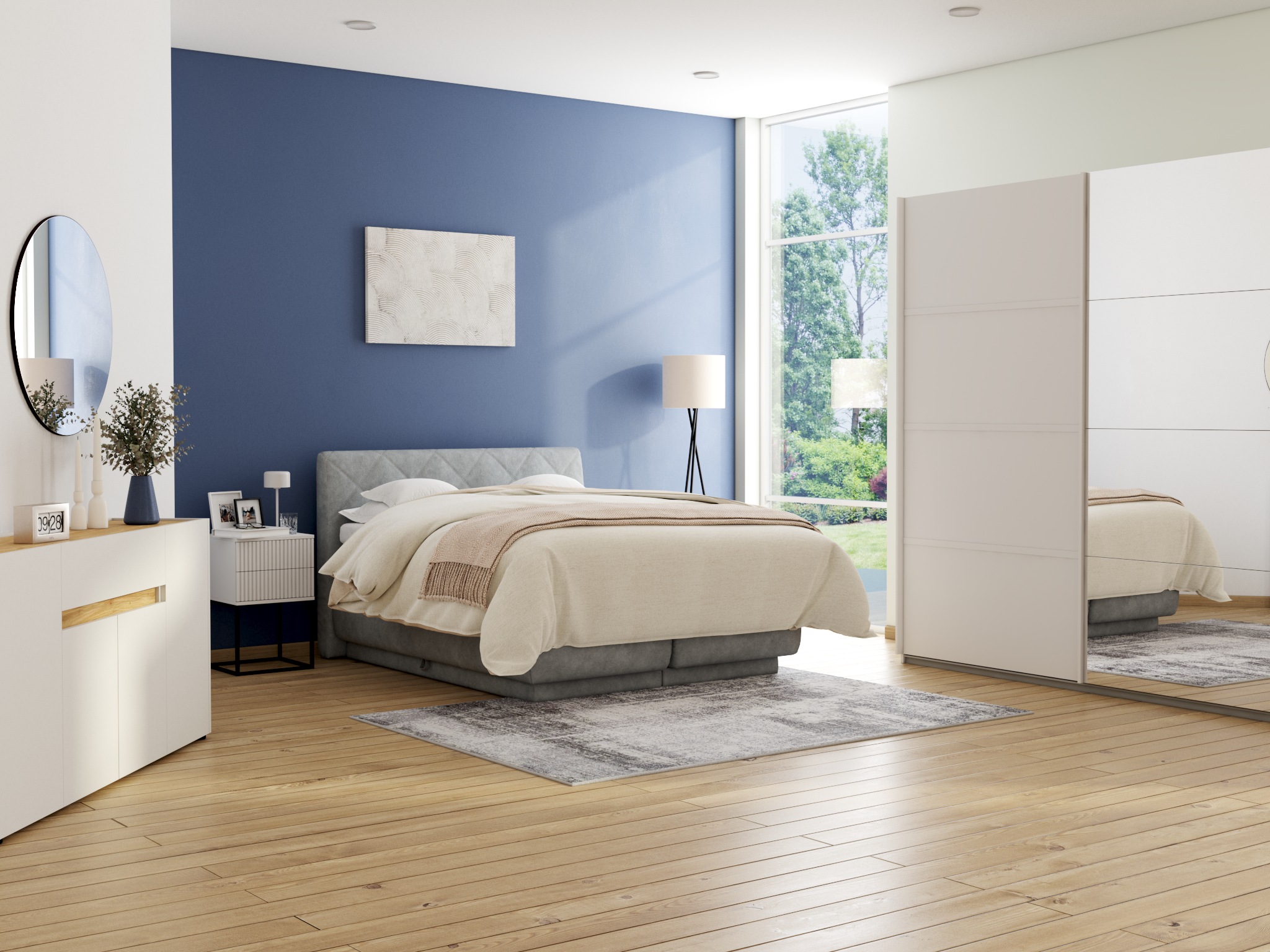 Jockenhöfer Gruppe Boxspringbett "Annika" mit Bettkasten und Kaltschaum-Top günstig online kaufen