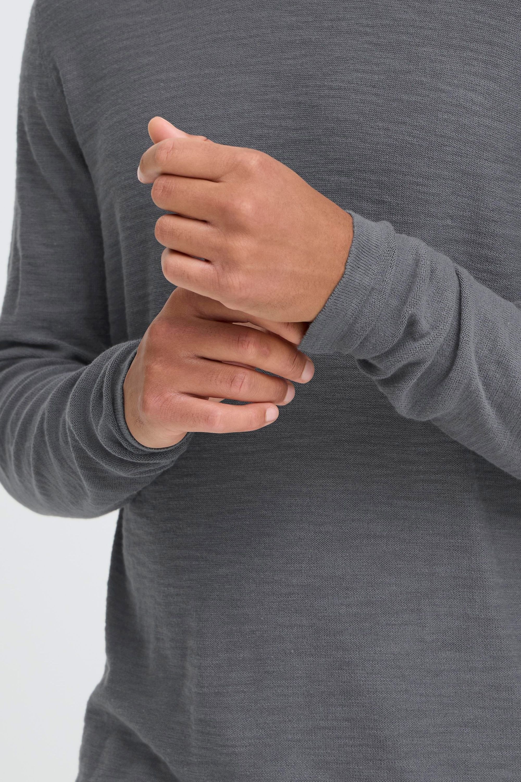 Blend Strickpullover »BHAbas« Basic Strickpullover