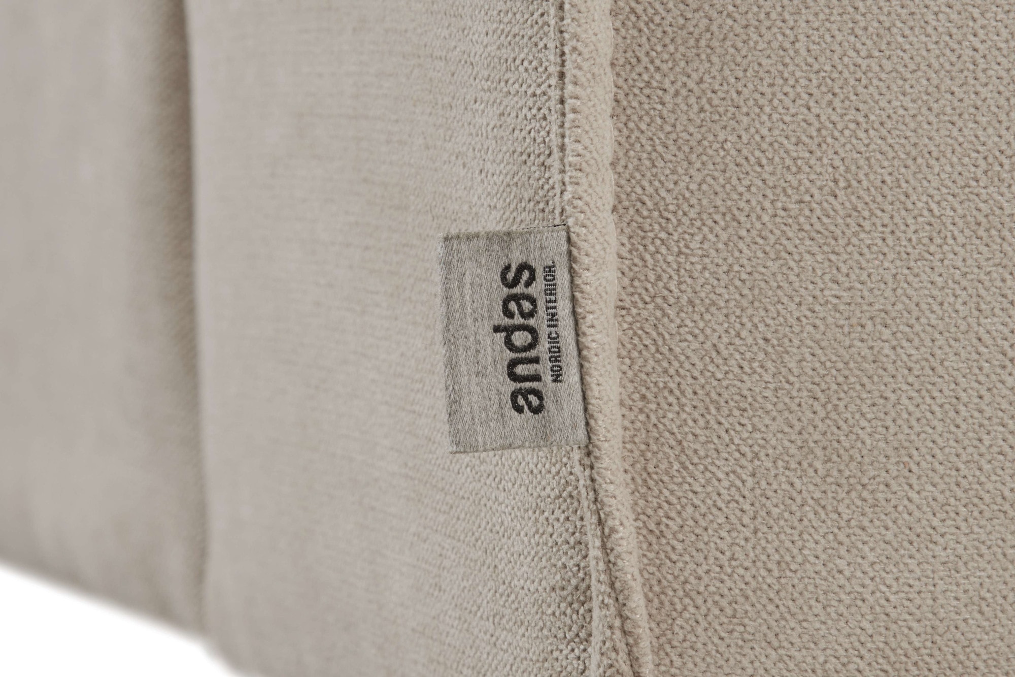 andas 3-Sitzer »Venslev«, Lounge-Sofa, mit extra tiefer Sitzfläche und losen Kissen