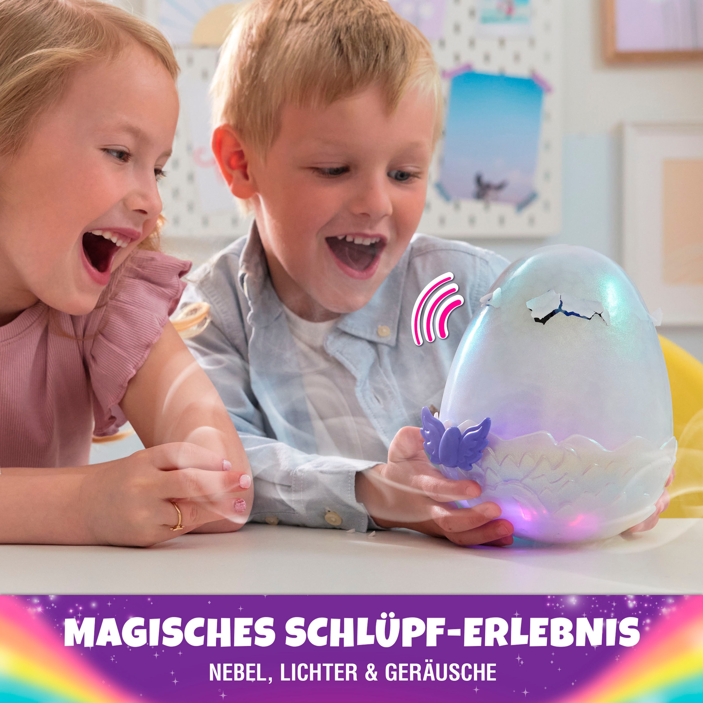 Spin Master Spielfigur »Hatchimals Big Egg - Secret Hatch Draggle«, mit Licht und Sound