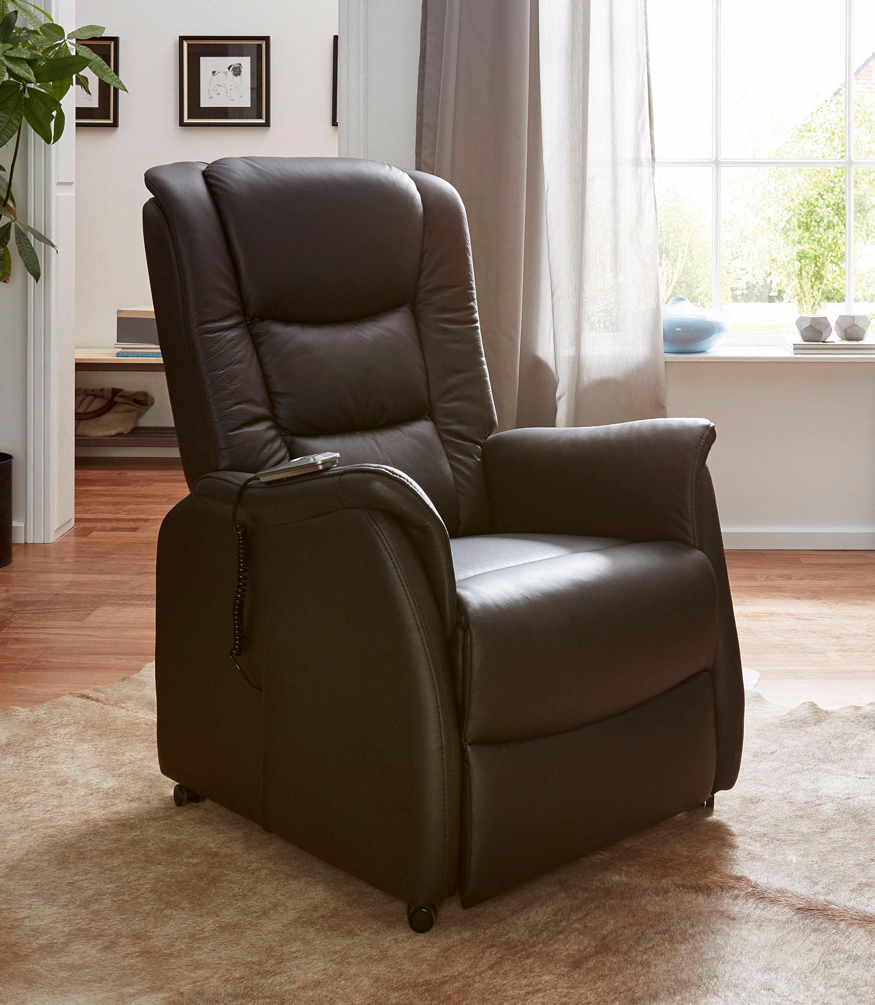 Duo Collection TV-Sessel »Ponza mit elektrischer Aufstehhilfe«, Relaxfunktion und Taschenfederkern mit Stahlwellenunterfederung