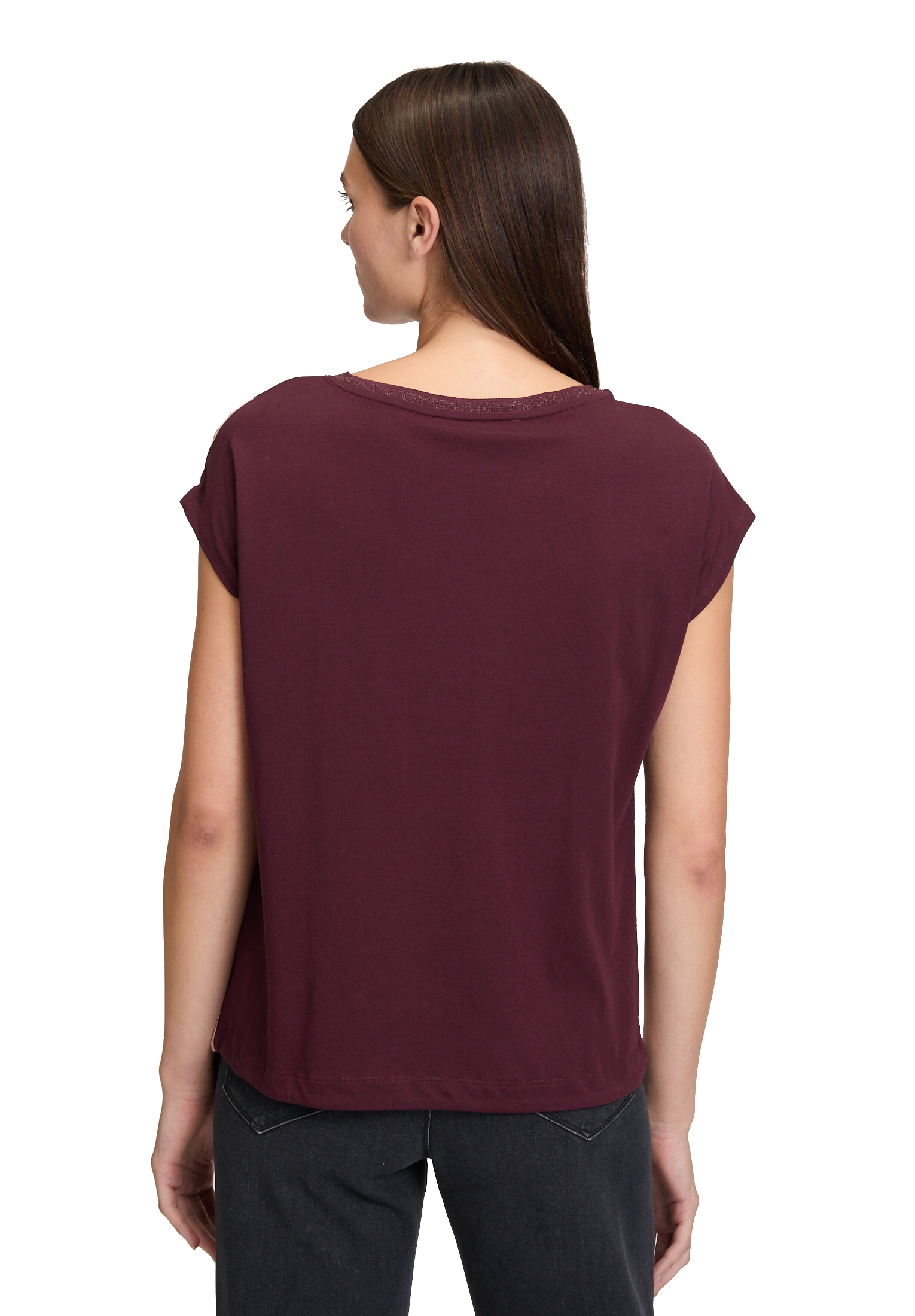 Betty&Co Kurzarmshirt »Betty & Co Damen Casual-Shirt mit Print«, (1 tlg.)