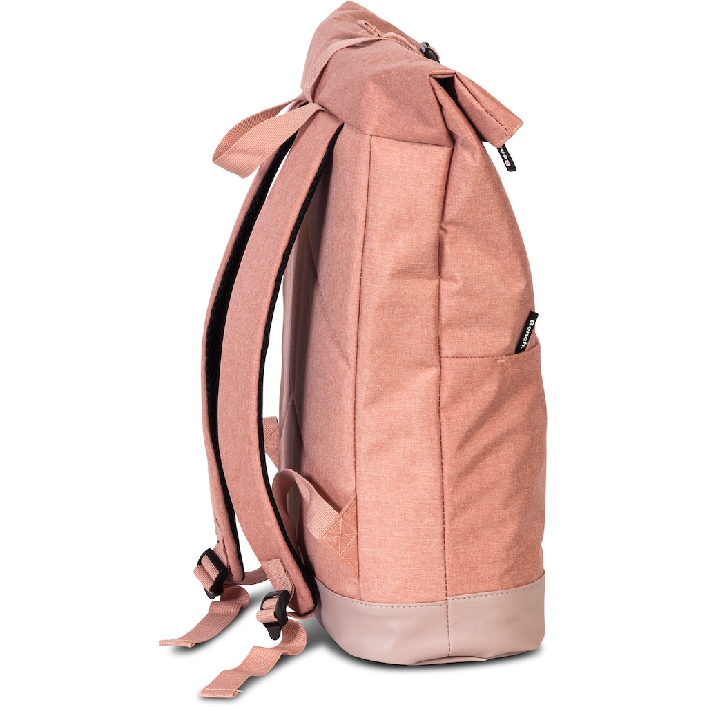 Bench. Laptoprucksack »Roll-Top, altrosa«