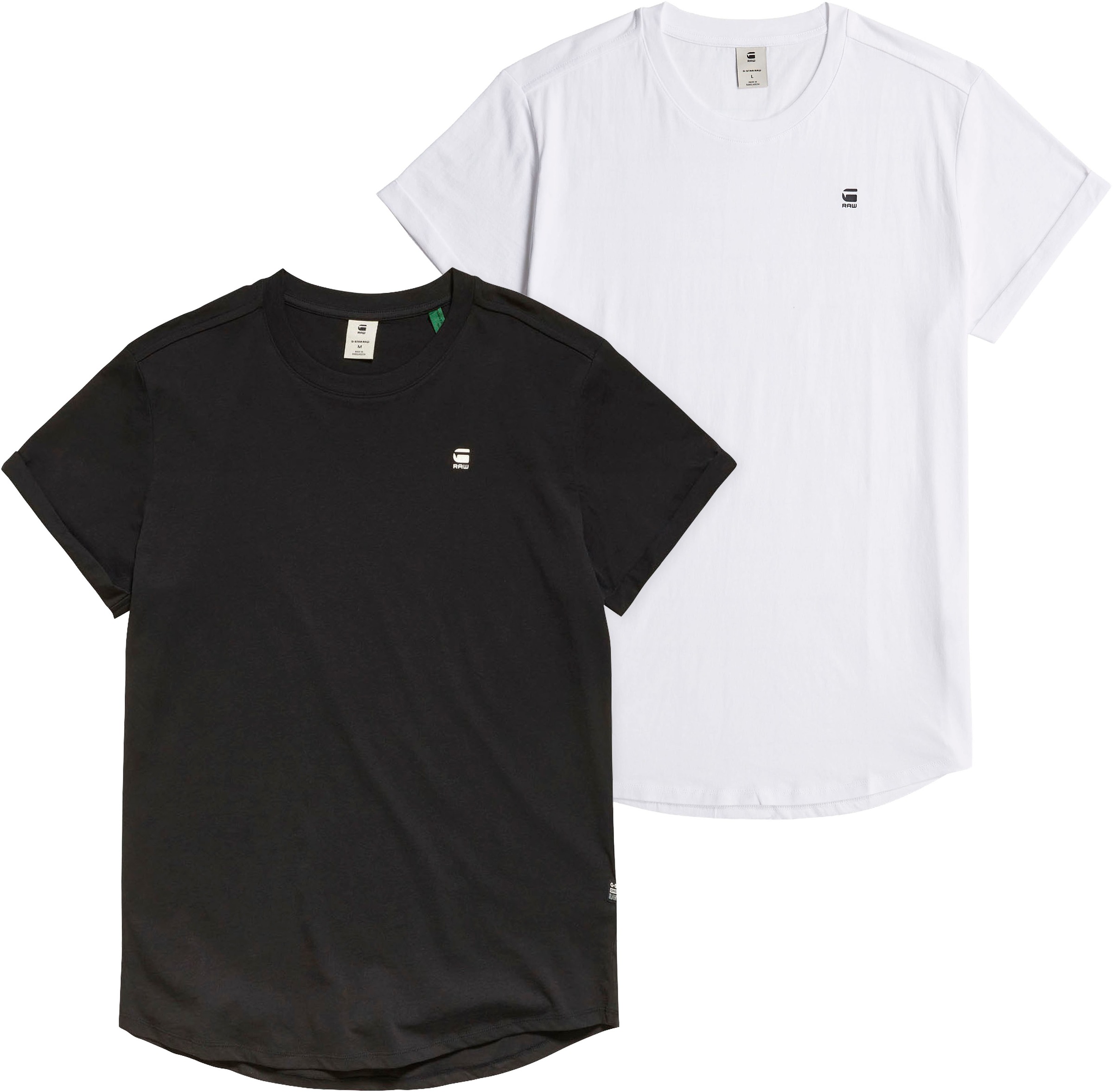 G-STAR T-Shirt "Lash 2er Pack" Packung, 2 Stk. tlg. aus Baumwolle günstig online kaufen