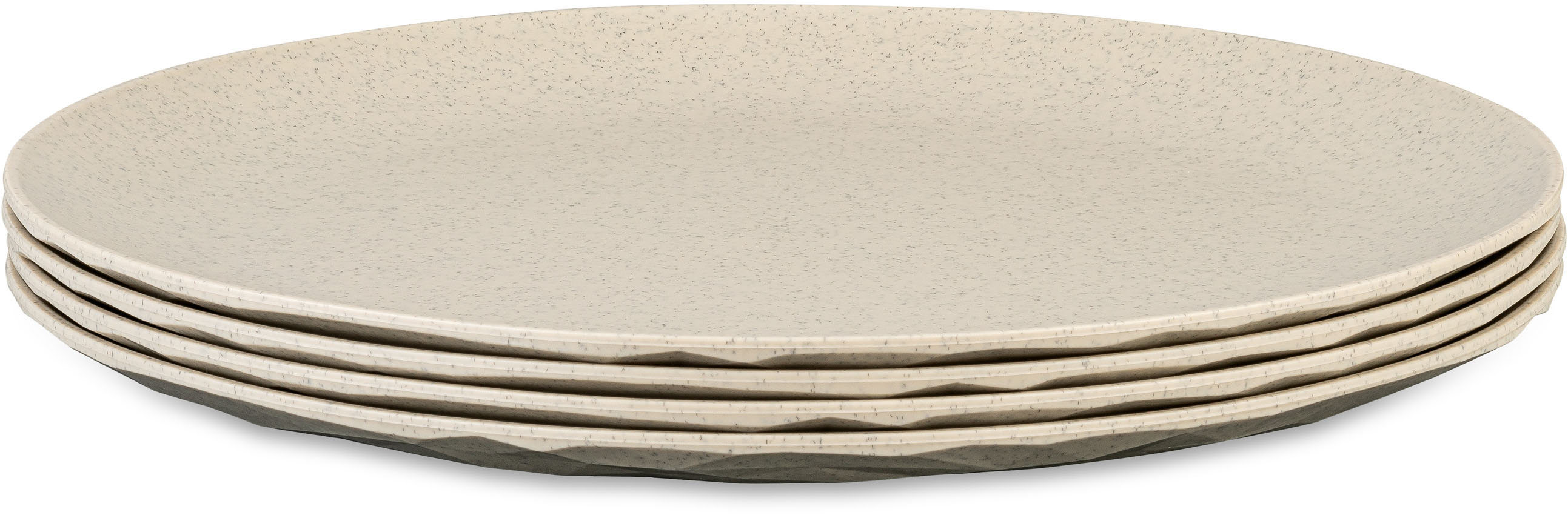 KOZIOL Speiseteller "CLUB PLATE" Teller Set, 4-tlg., spülmaschinengeeignet, melaminfrei, 260 mm