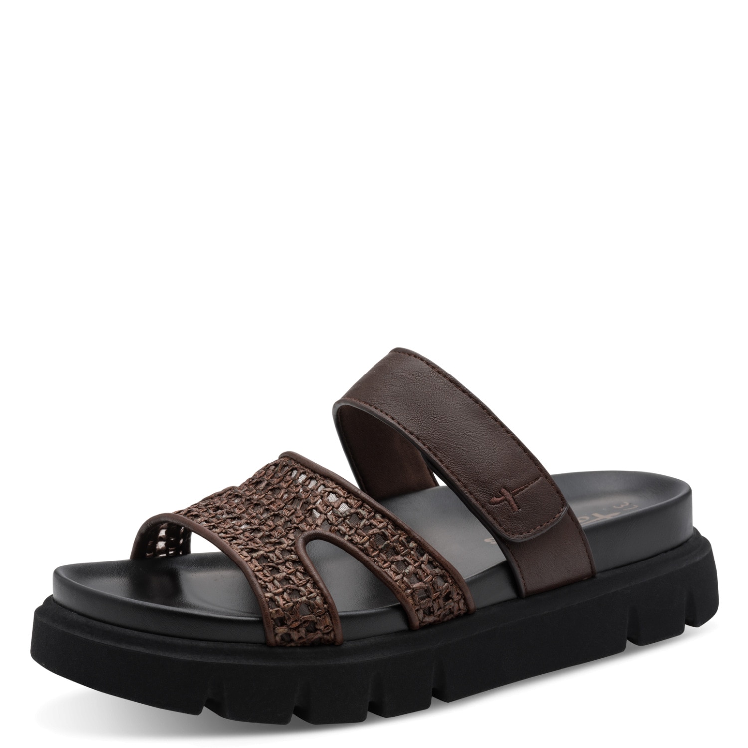 Tamaris Pantolette Sommerschuh, Plateaupantolette mit Klettverschluss günstig online kaufen