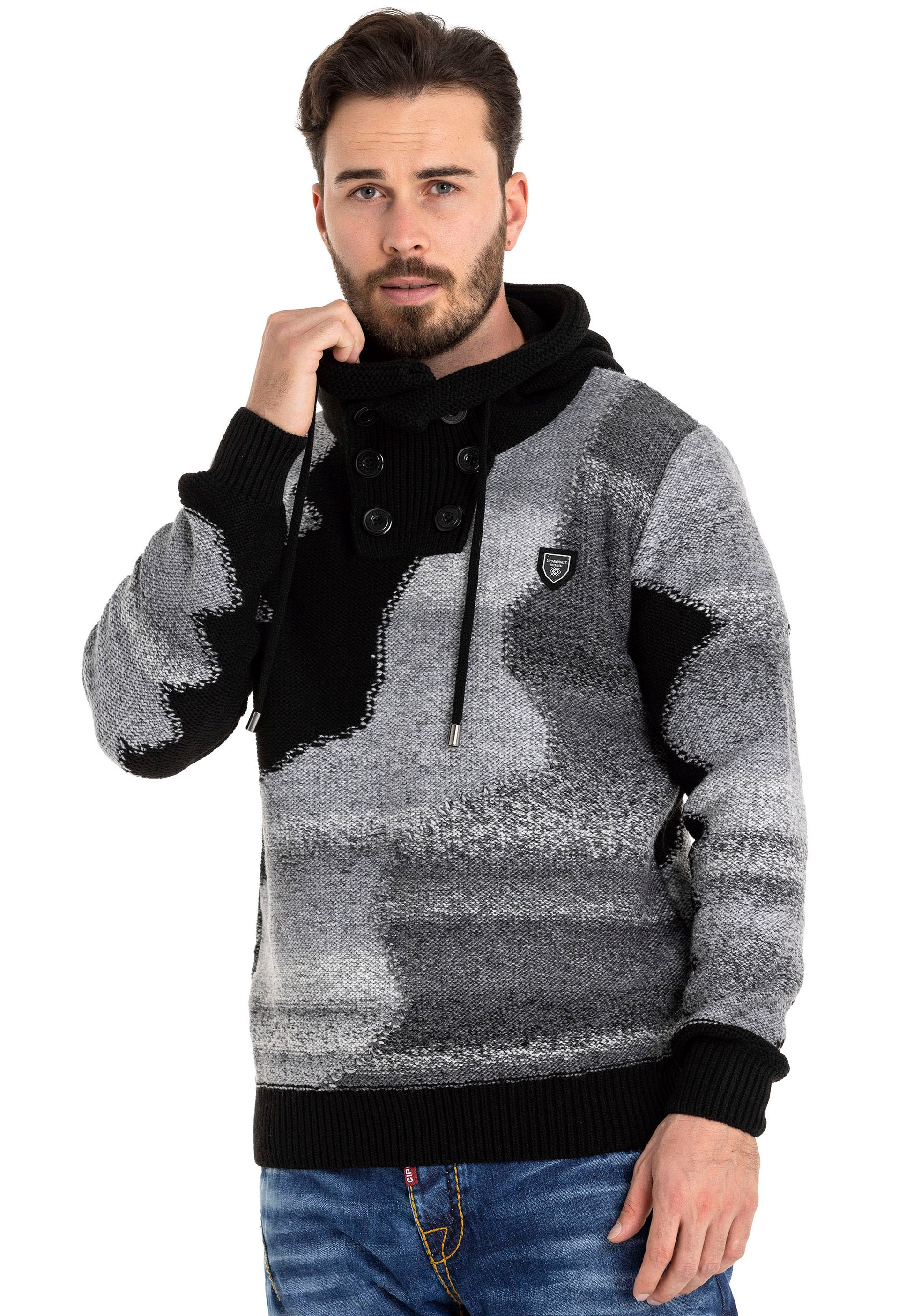 Cipo & Baxx Strickpullover günstig online kaufen