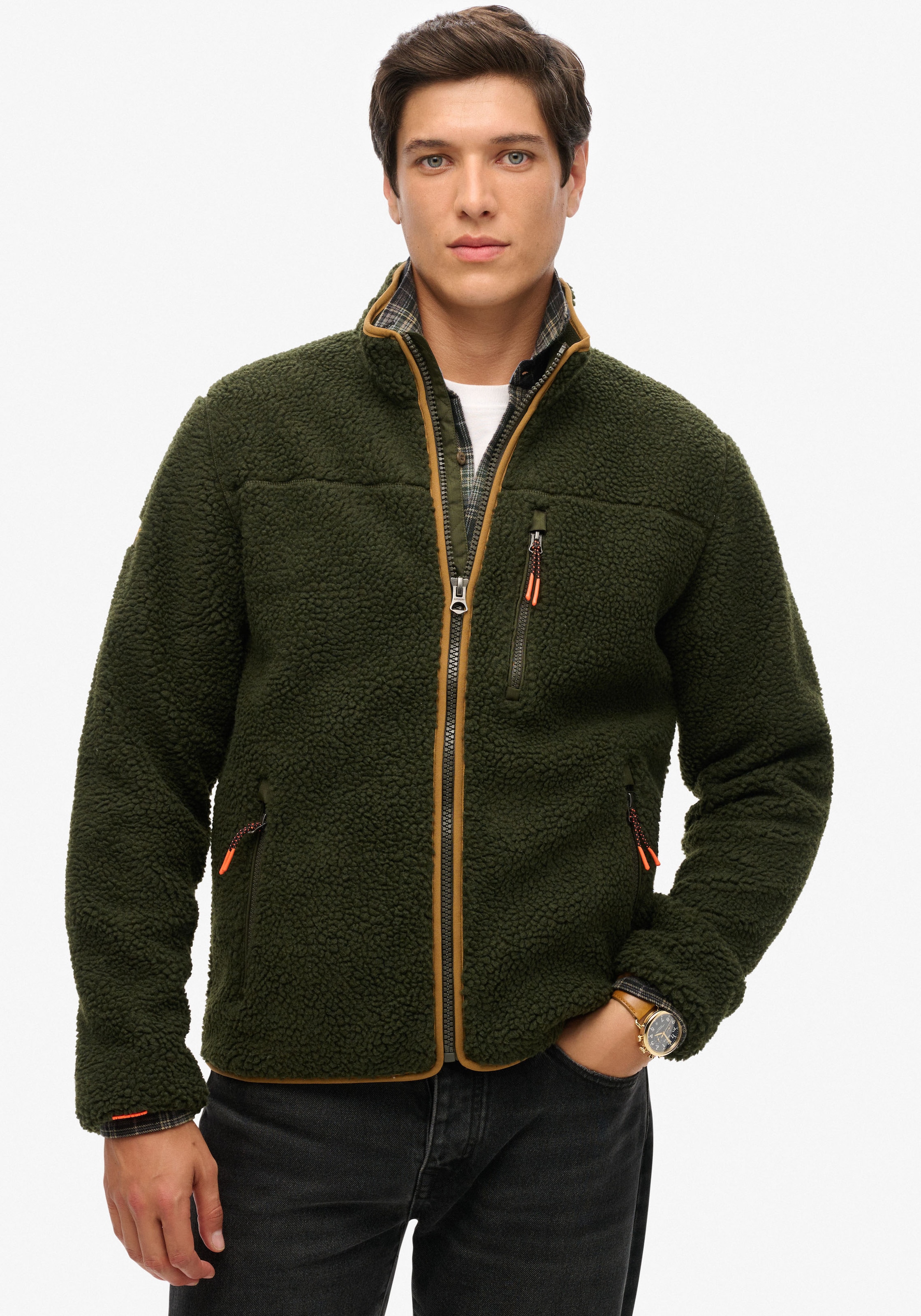 Superdry "OUTDOOR FULL ZIP FLEECE" ohne Kapuze günstig online kaufen