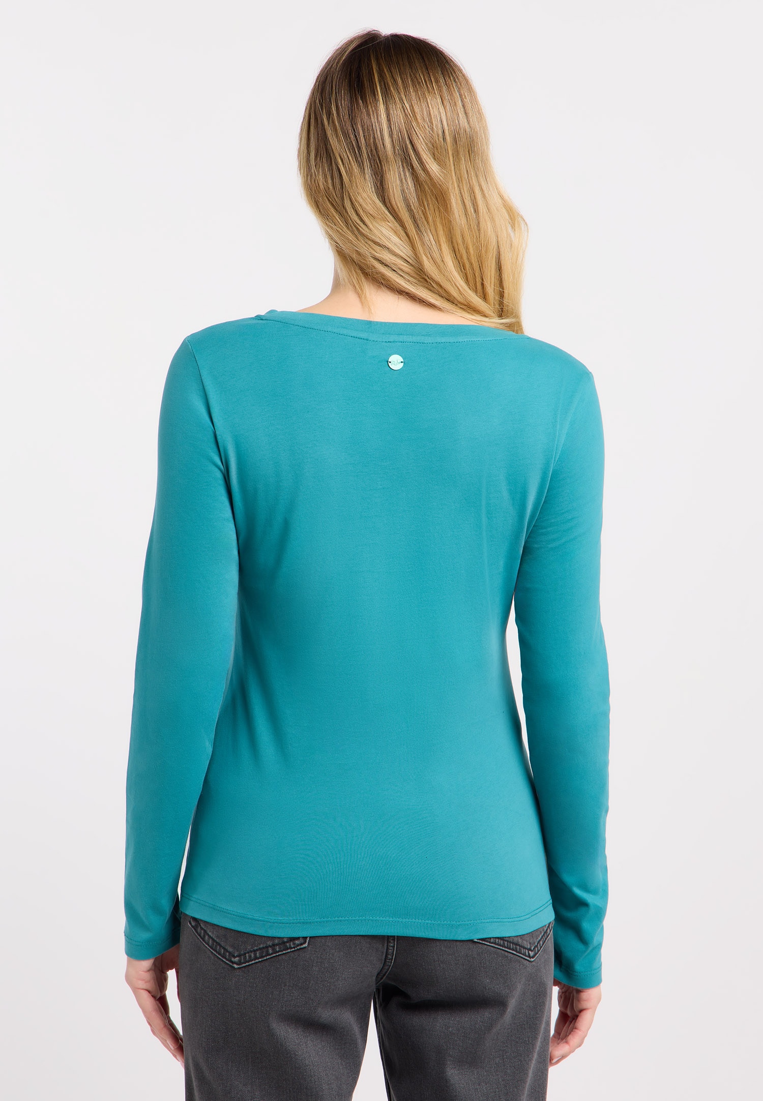 Ragwear Langarmshirt »FLLORAH LONG GOTS« Bestseller aus Single Jersey mit softem Finish und Knöpfen