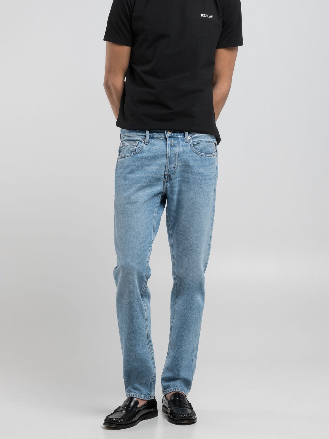 Replay Straight-Jeans »GROVER«, in vielen verschiedenen Waschungen, mit Stretch