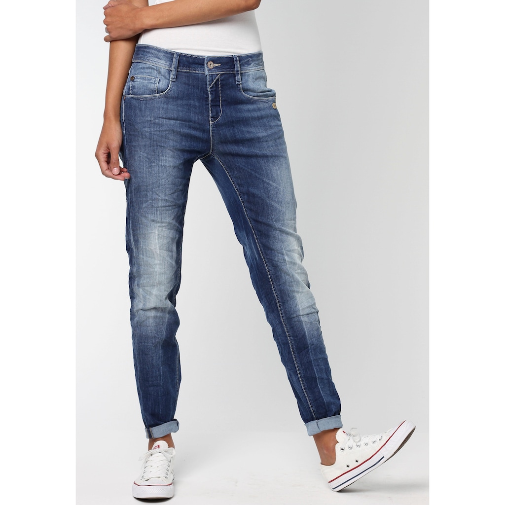 GANG Relax-fit-Jeans »Amelie Relaxed Fit«, mit Used-Effekten