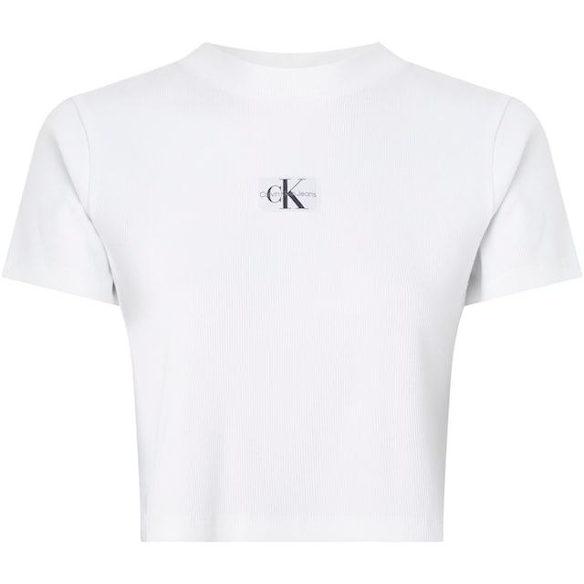 Calvin Klein Jeans T-Shirt »BADGE RIB SHORT SLEEVE TEE« für kaufen | BAUR