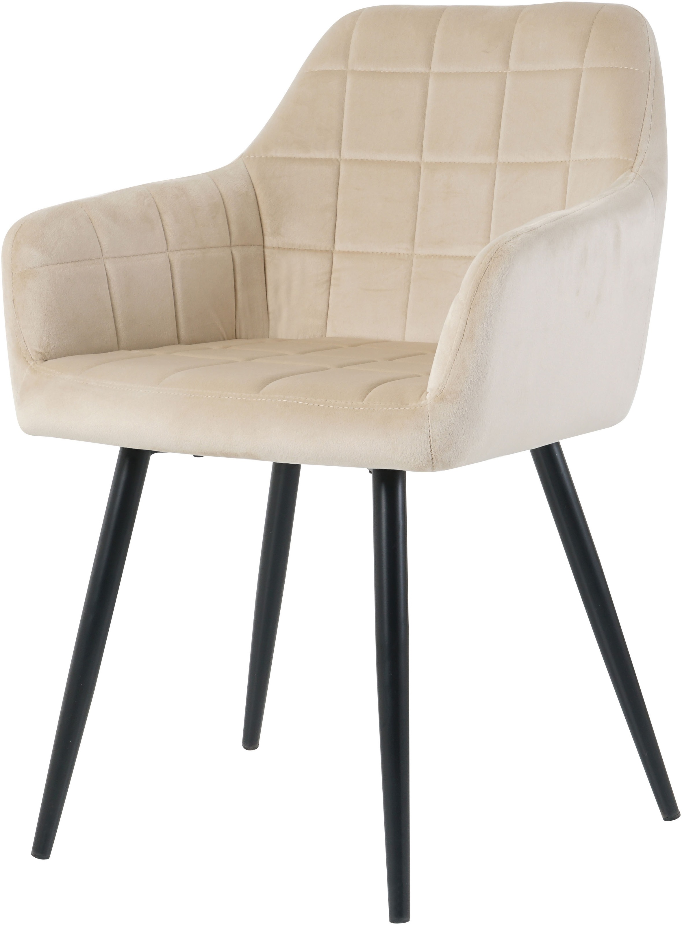 Thumbnail - Möbilia 4-Fußstuhl (Set) 2 Stk.mit Quadratsteppung innen