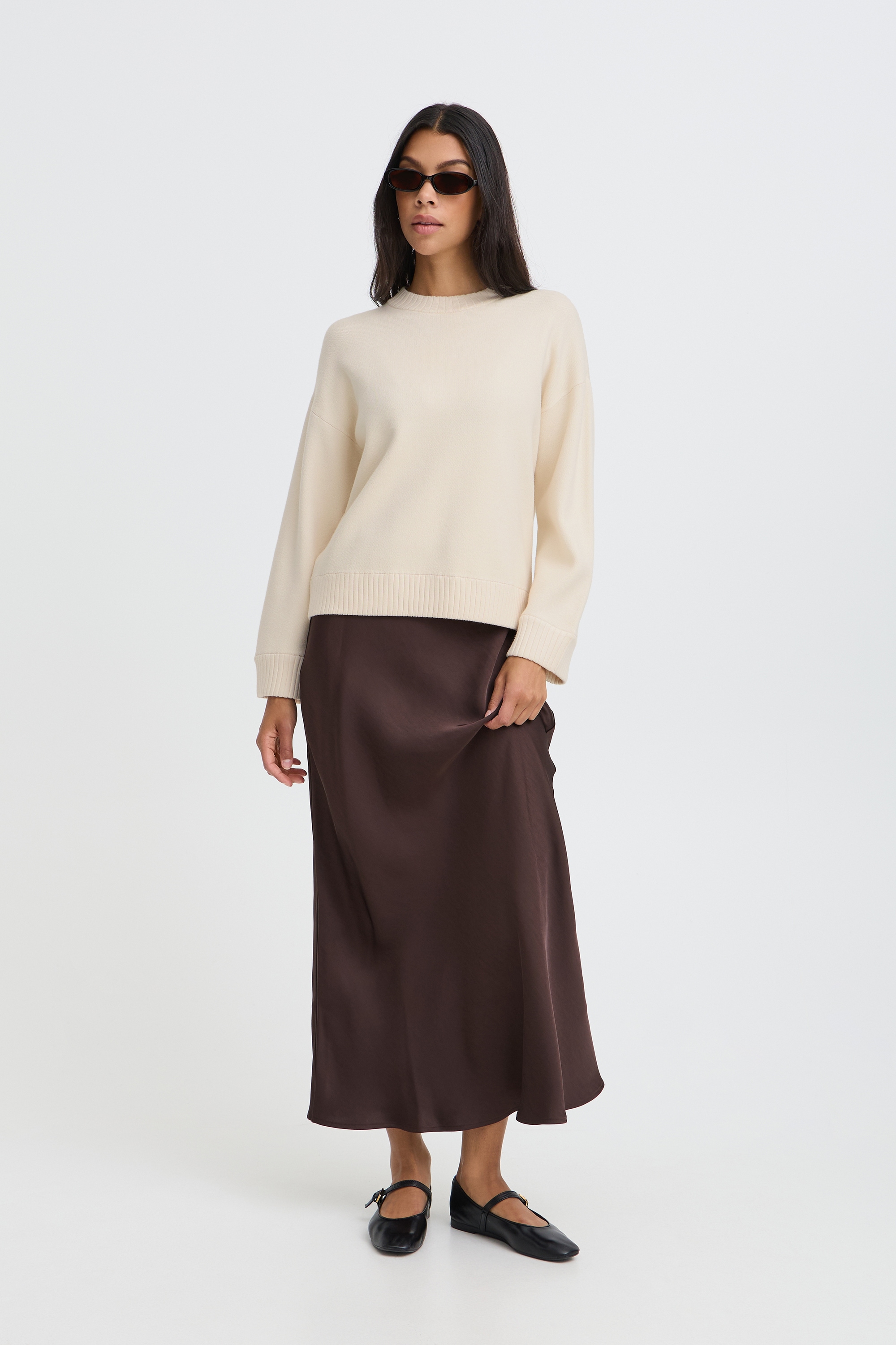 b.young Strickpullover »Damen Langarm BYOTARI«