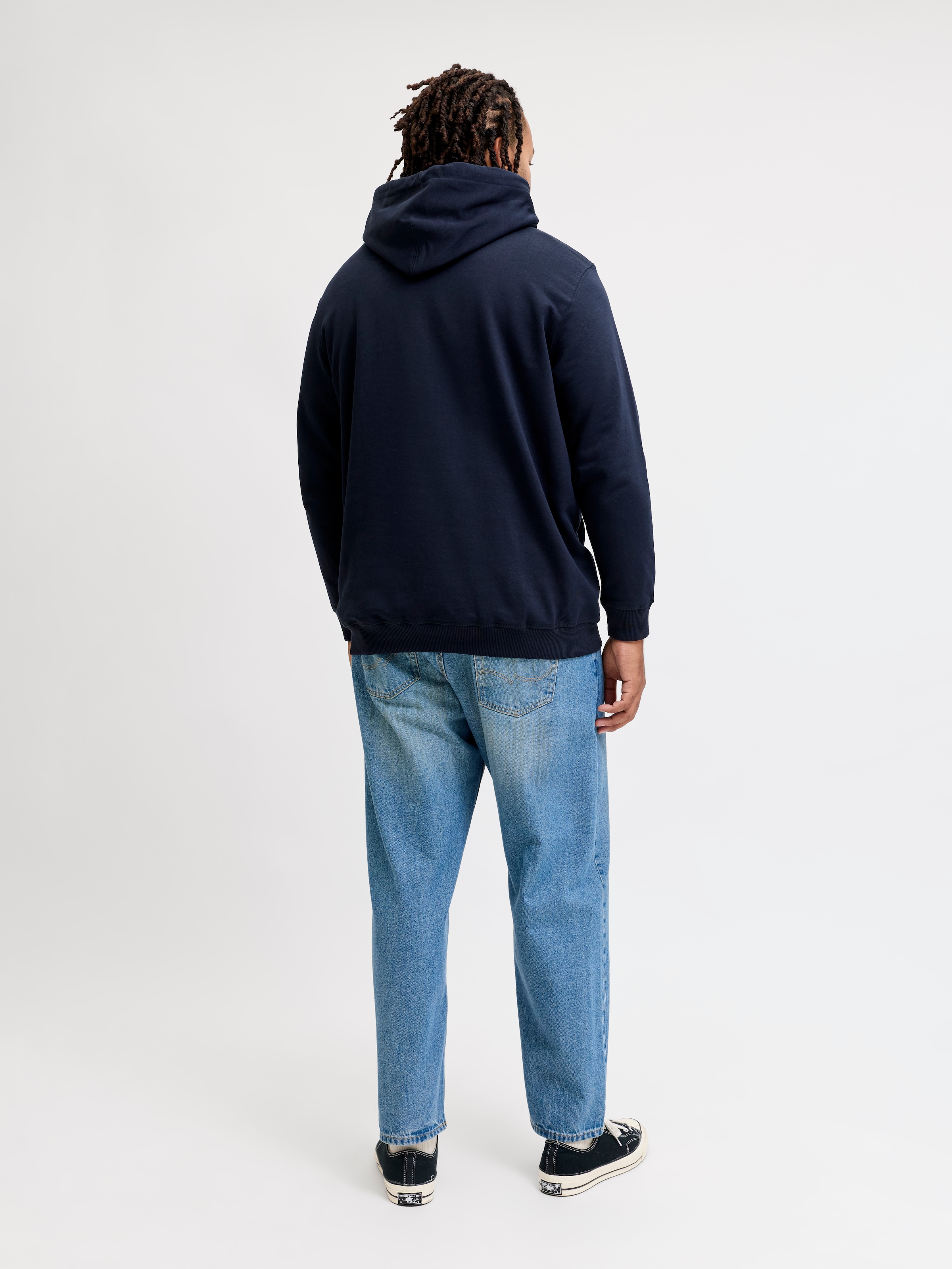 Jack & Jones PlusSize Kapuzensweatshirt »JORNORREBRO EMB SWEAT HOOD PLS«, Baumwollmischung, regular fit
