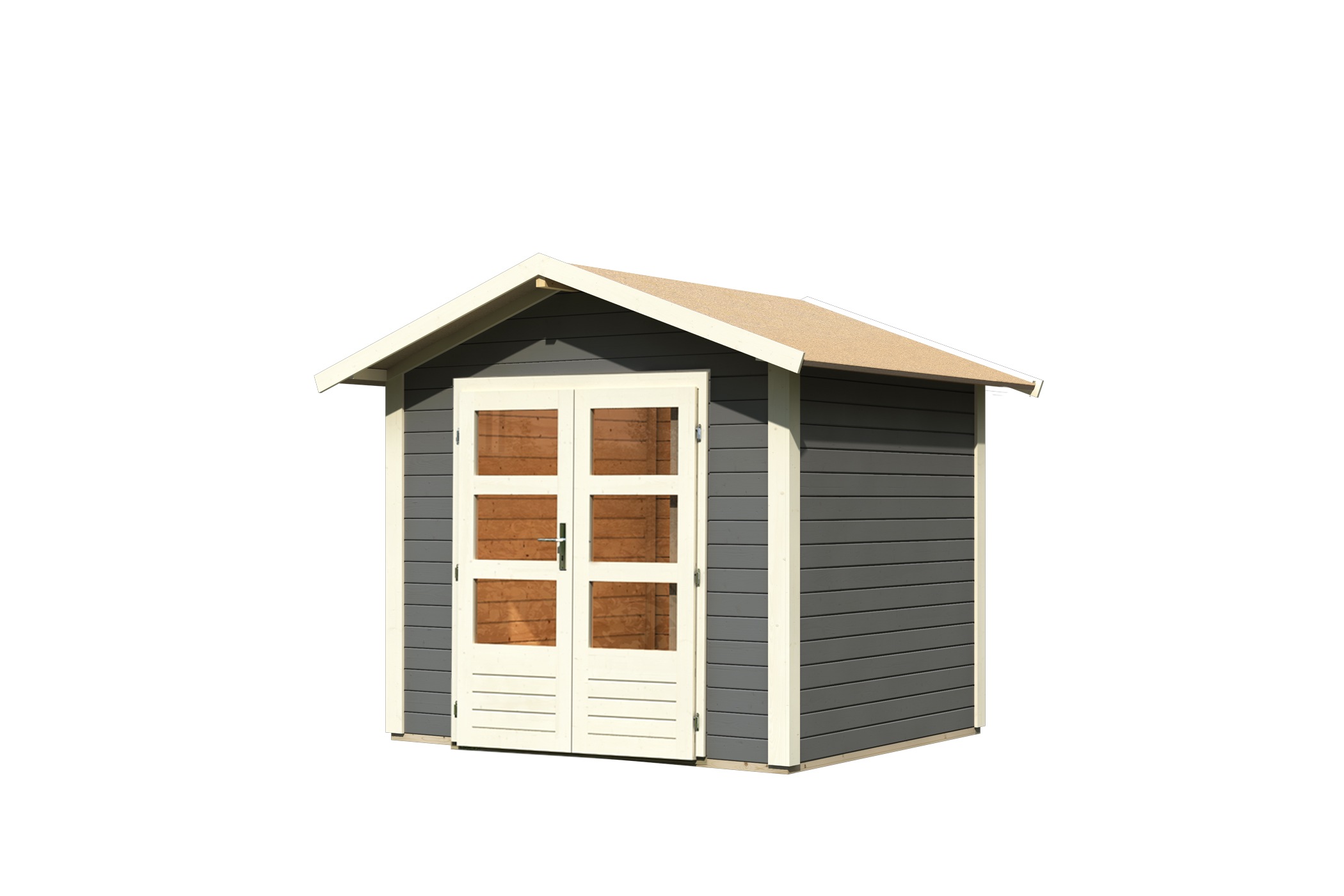 Karibu Gartenhaus "Talkau 3 aus lackiertem Fichtenholz", Grundfläche: 8,4m² günstig online kaufen