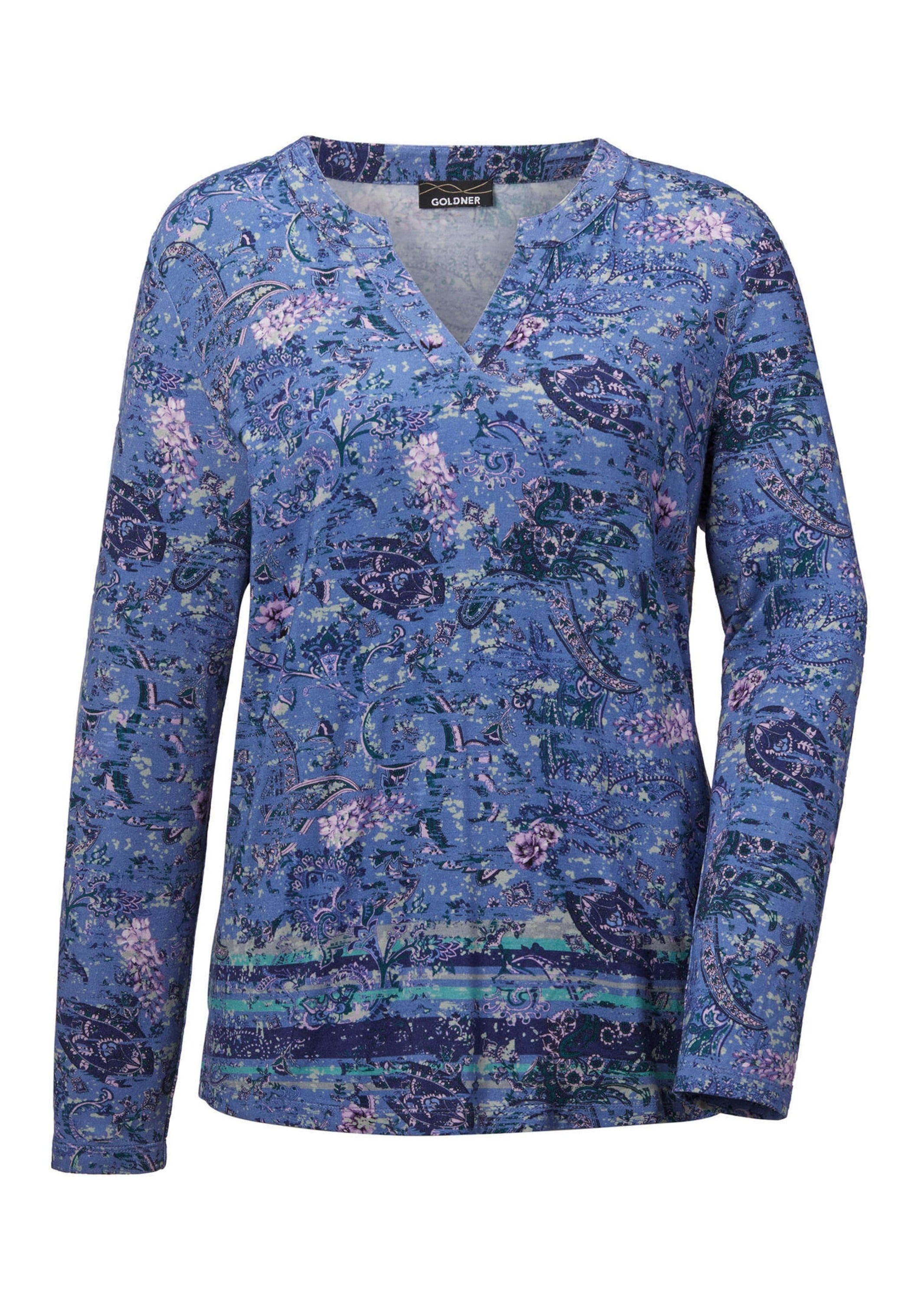 GOLDNER Print-Shirt "Langarmshirt mit Paisleymuster" günstig online kaufen