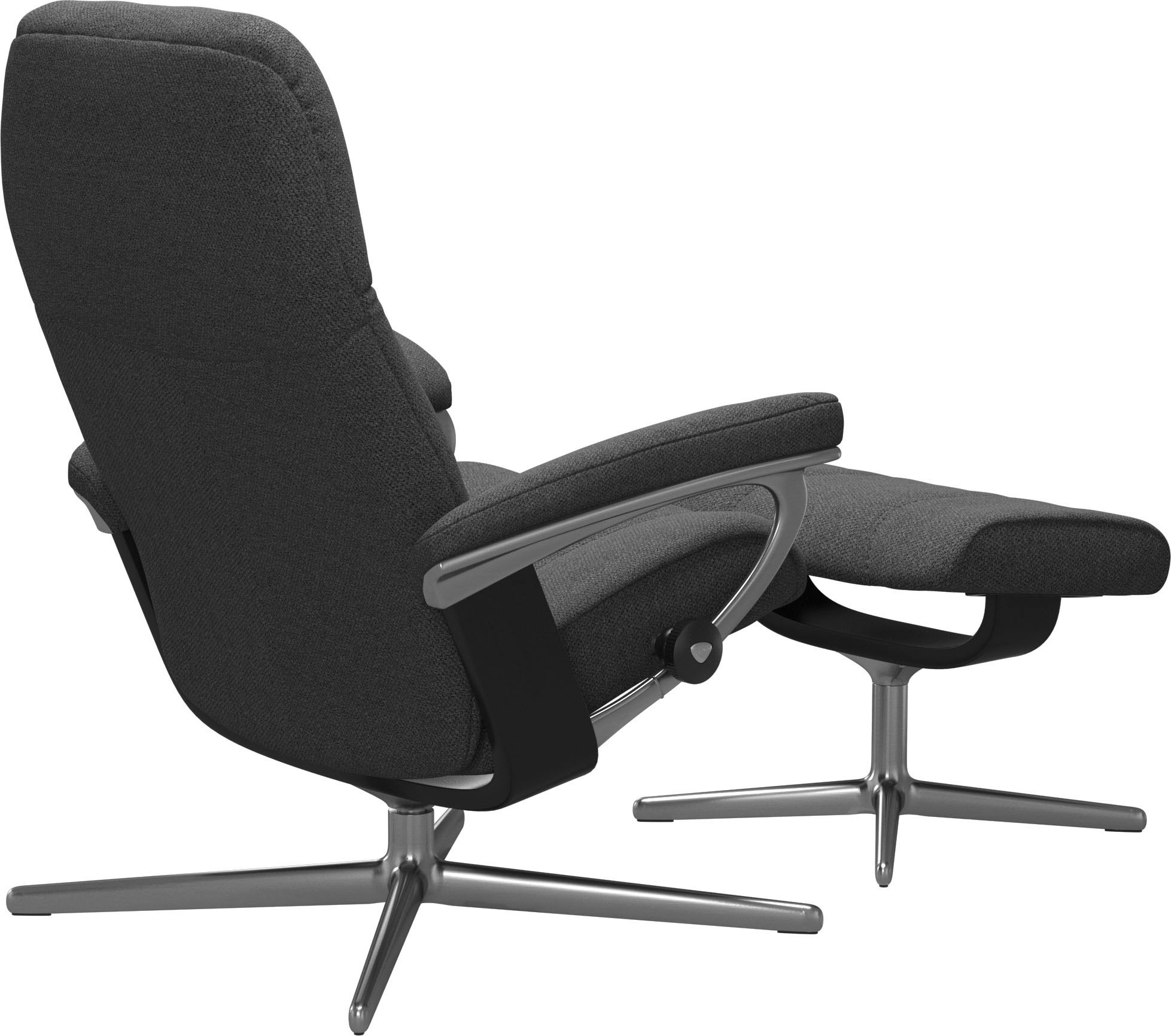 Stressless® Fußhocker »Consul«, mit Cross Base, Größe S, M & L, Holzakzent Schwarz