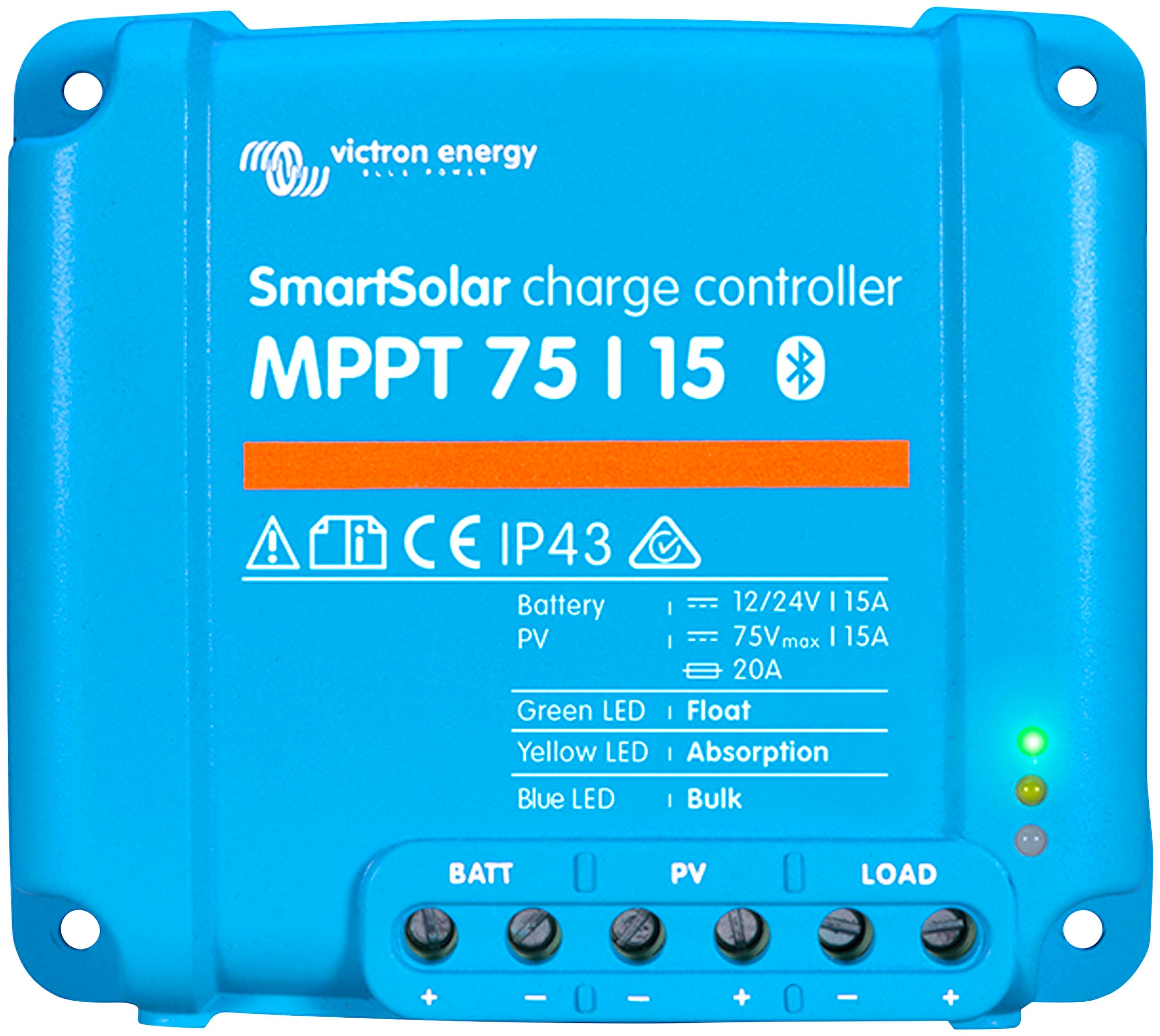 Victron Energy Solarladeregler »MPPT Victron SmartSolar 75/15«, Leistung maximal in Watt: 220 / 440