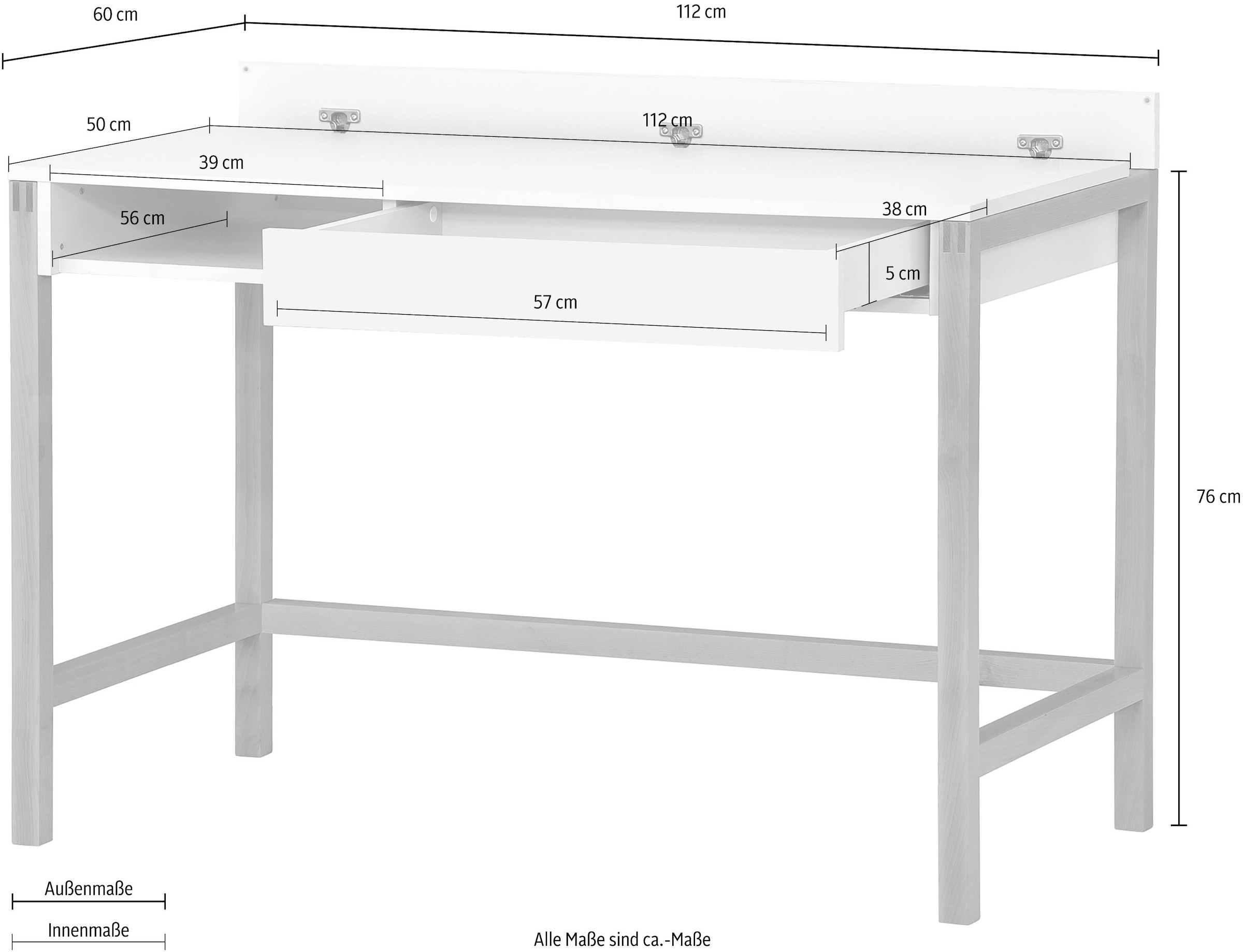 Woodman Schreibtisch »Northgate«, im skandinavian Design