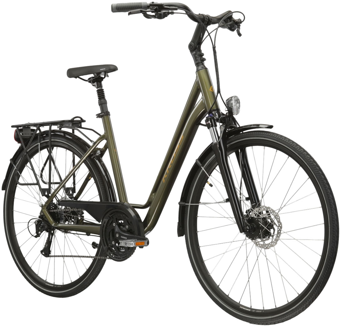 Kross Cityrad »Citybike Sentio 4.0«, 27 Gang, Shimano, ACERA T3000 Schaltwerk, Kettenschaltung
