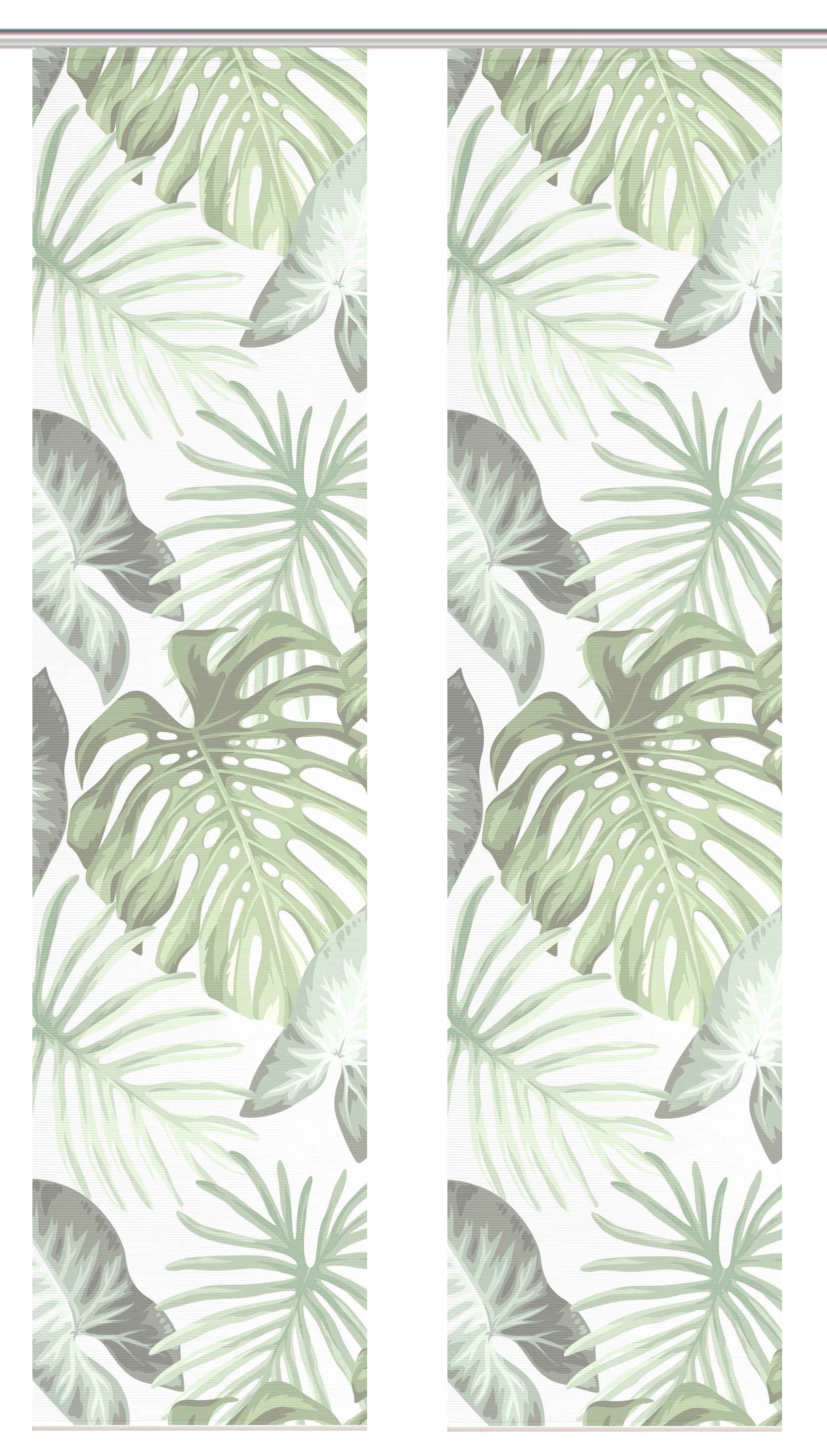 Vision S Schiebegardine »SANJA« Paneelwagen 2 Stk. tlg. Schiebevorhang,Bambusoptik,Digitaldruck,SET