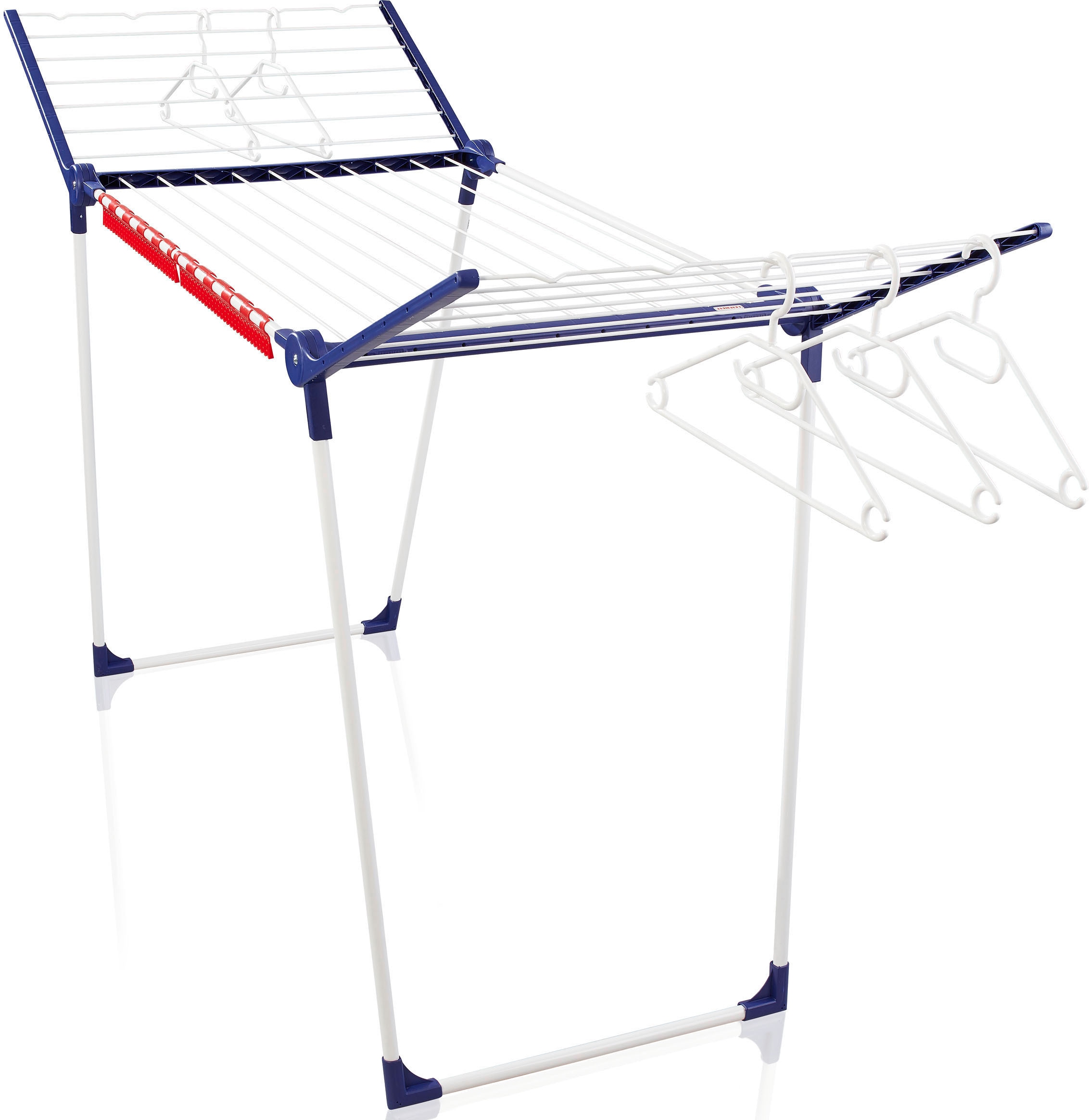 LEIFHEIT Wäscheständer "Pegasus 200 Solid", B:167cm H:87cm T:66cm, blau, Wäscheständer, inkl. 2 Kleinteilehalter